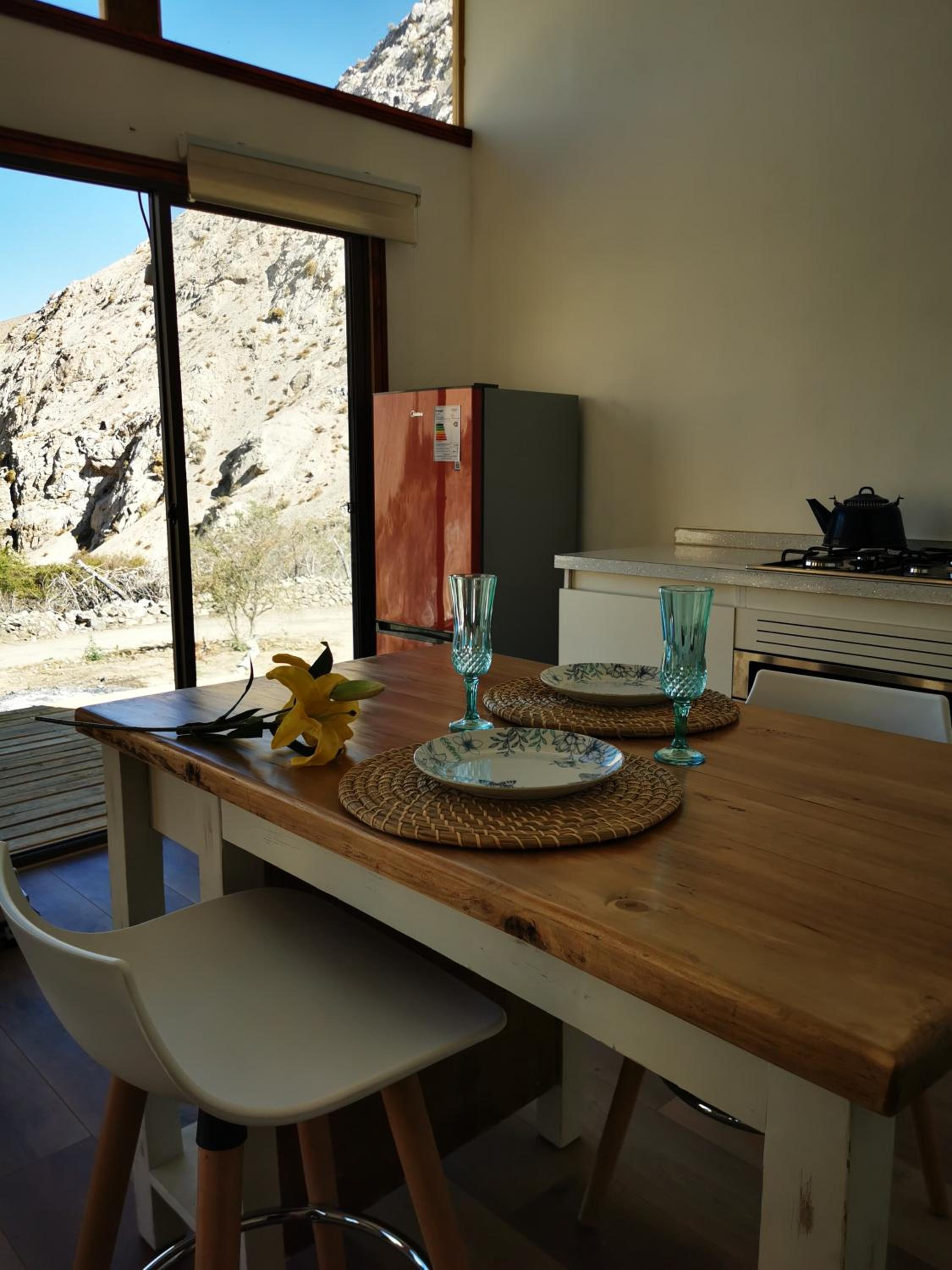 Cabaña Alma de Montaña, piscina privada