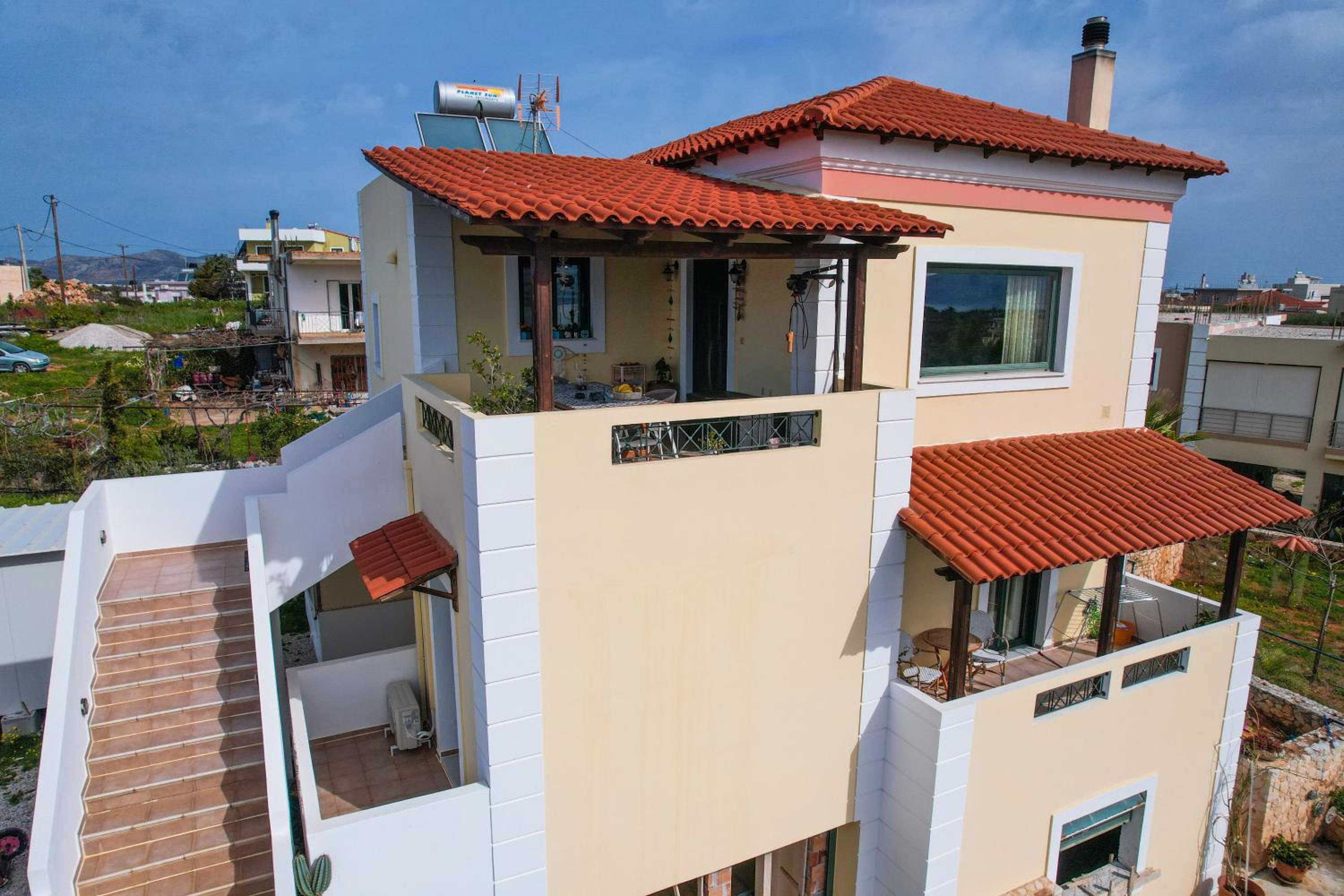 Villa Aitheras with sea views and garden