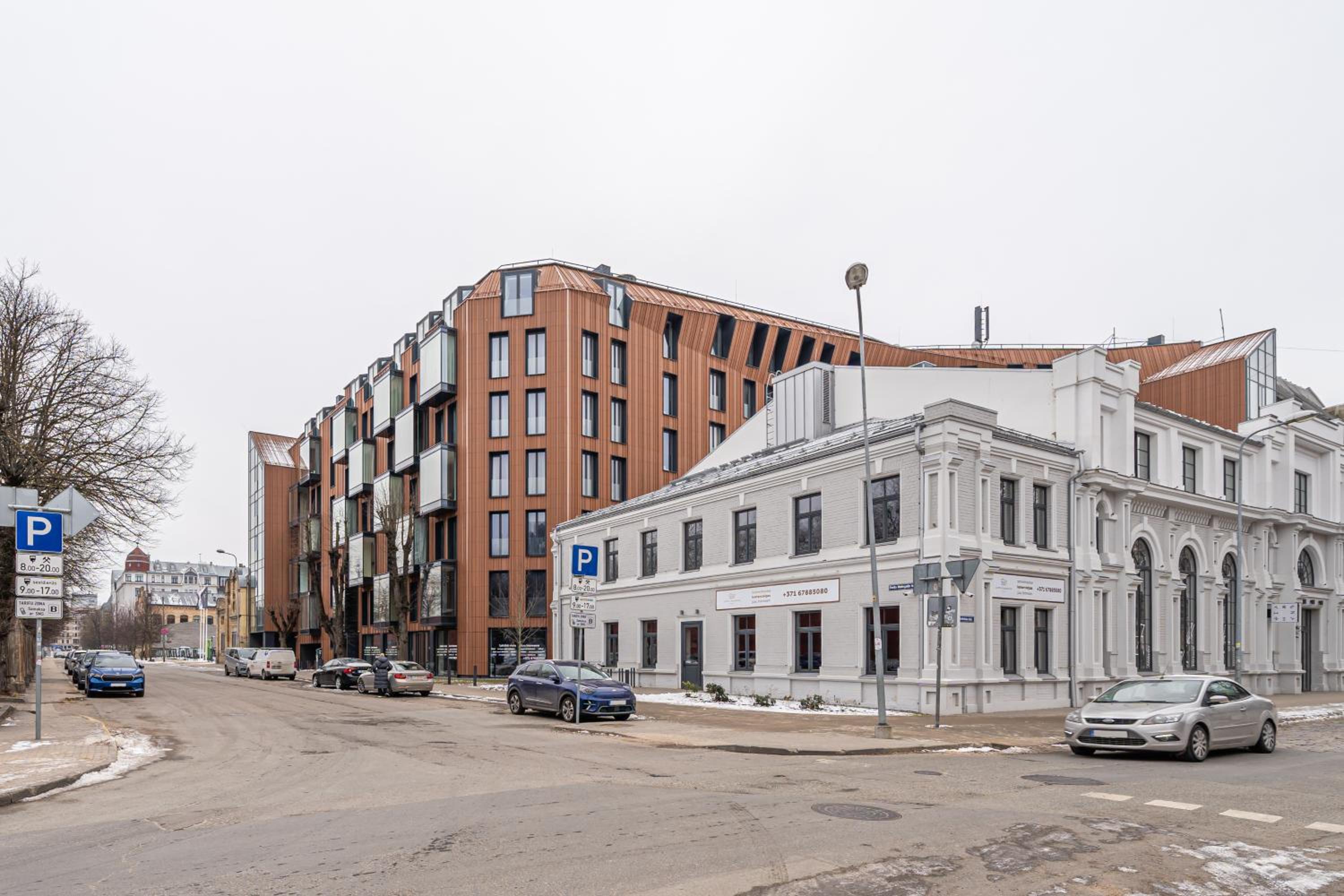 Lofts & Rosegold Luxury Stay in Elegant 1BR with Balcony in Riga Center