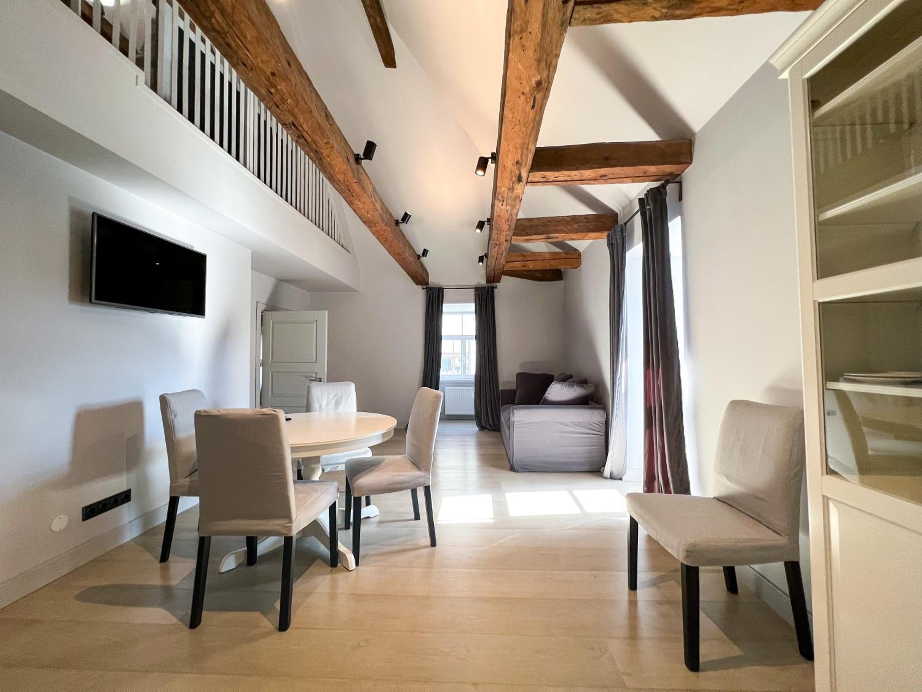 Old Riga Attic Apartment view 2