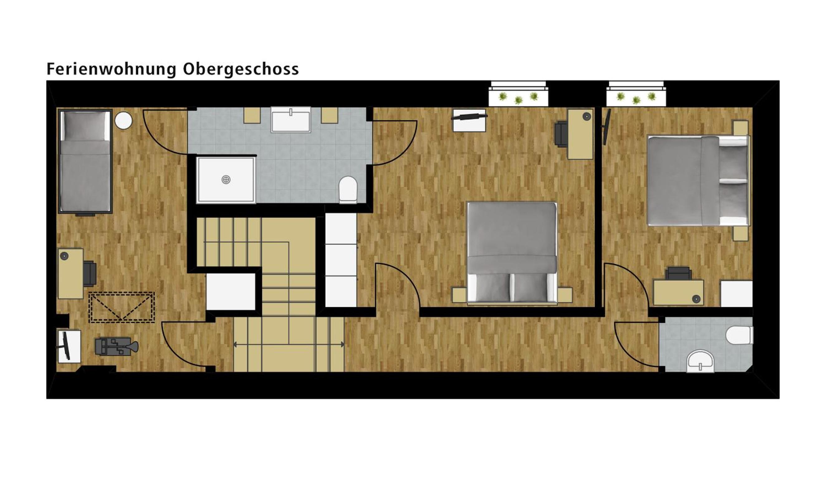 LokoMotel-Wohnung, Luxus Ferienwohnung im Lokschuppen
