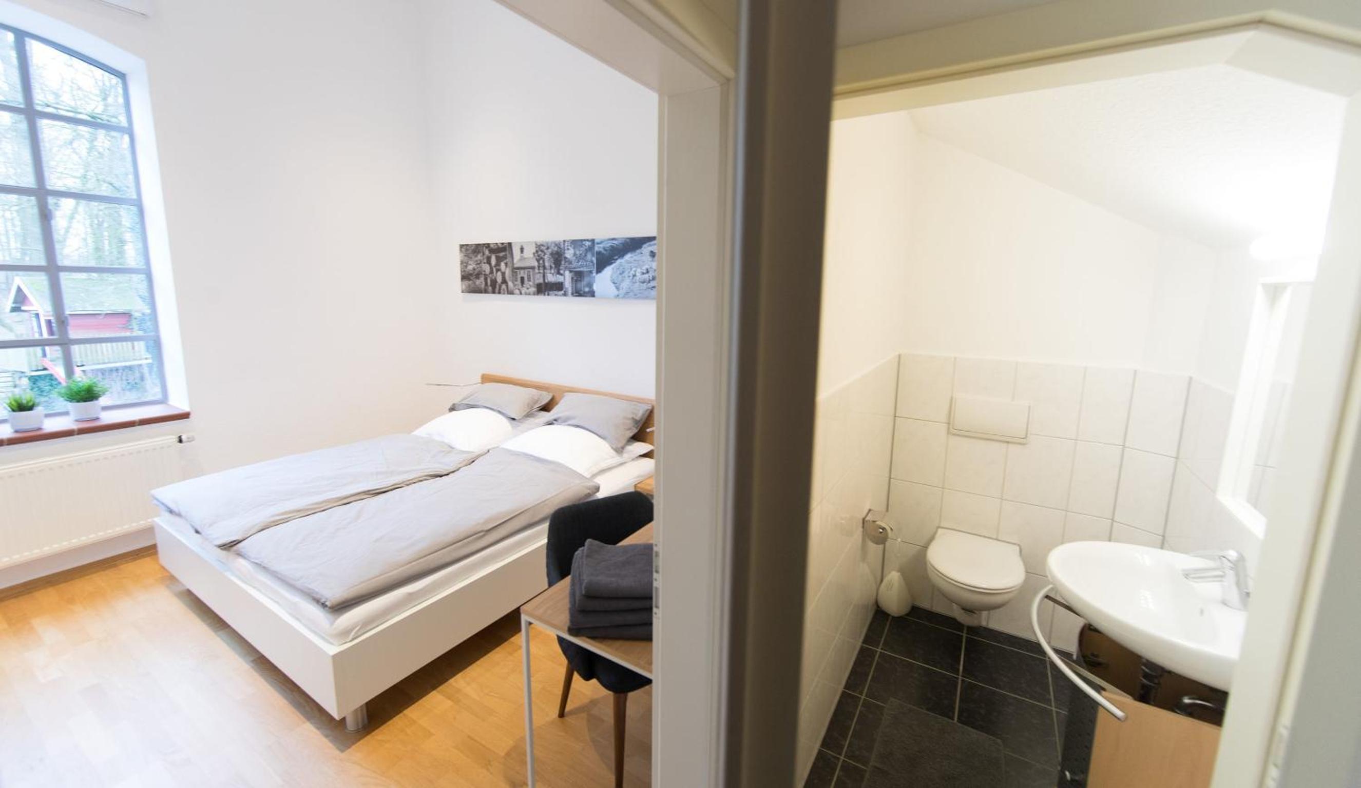 LokoMotel-Wohnung, Luxus Ferienwohnung im Lokschuppen