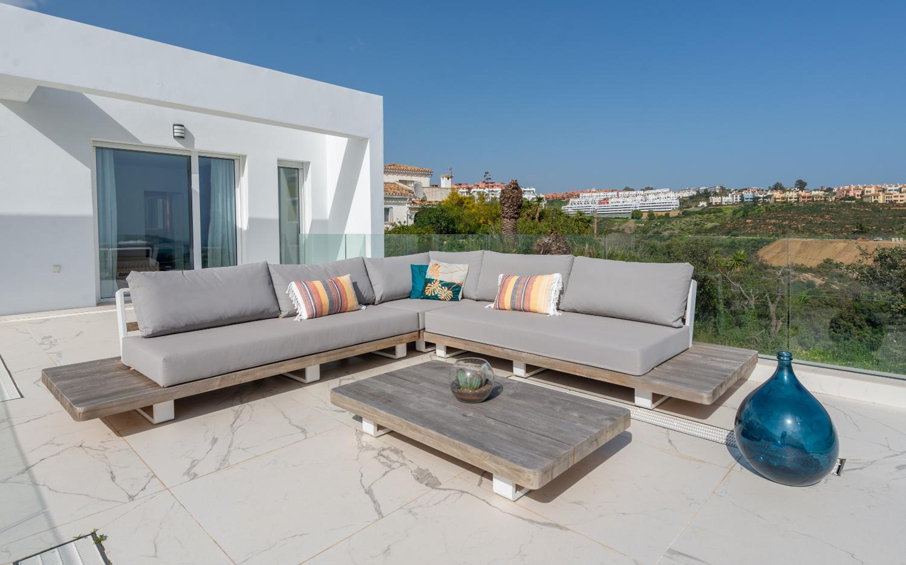 luxurious villa MOGA overlooking the sea and Gibraltar