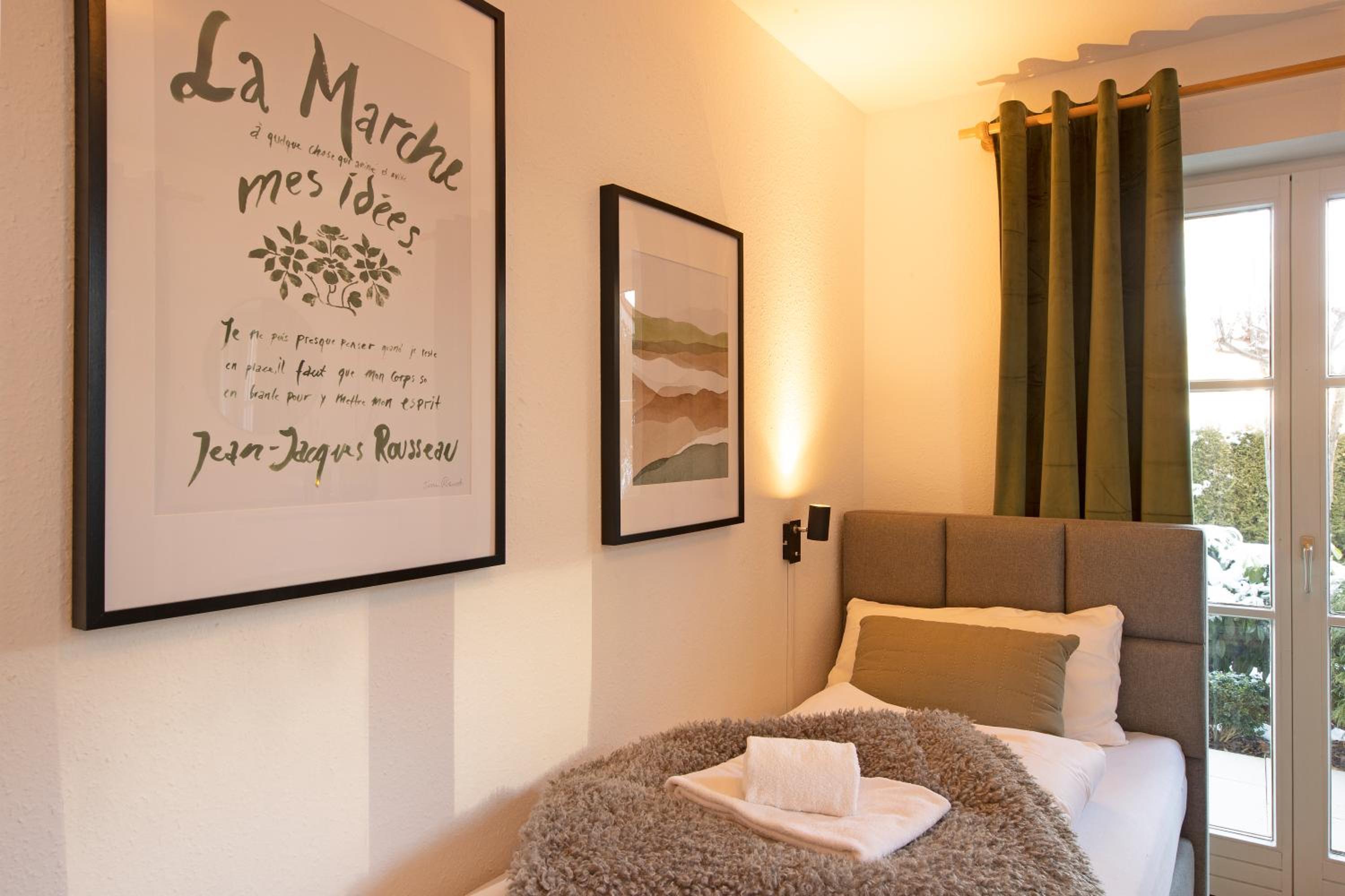 Ruhige Chalet-Style Suite am Kurpark neben der Therme