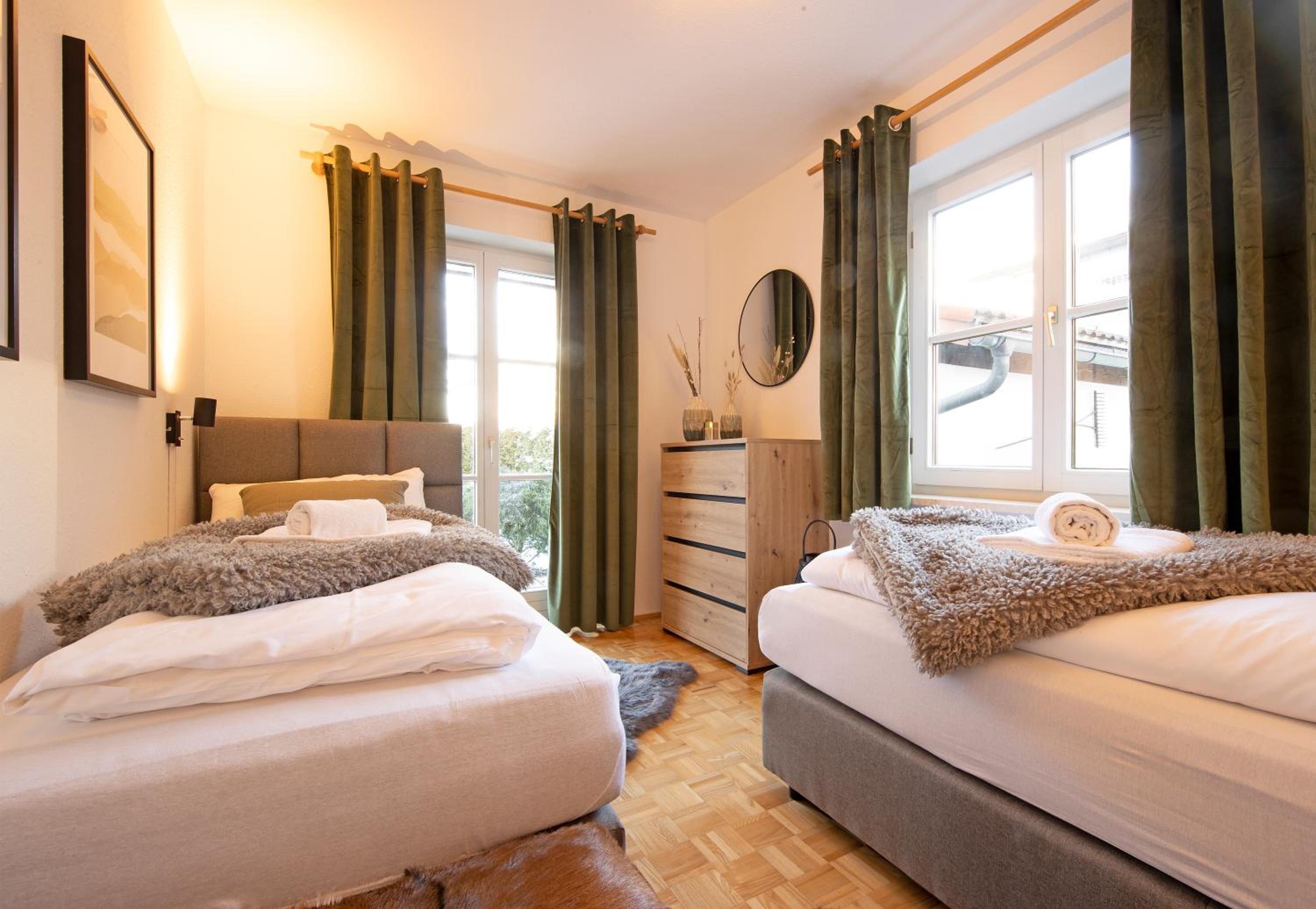 Ruhige Chalet-Style Suite am Kurpark neben der Therme