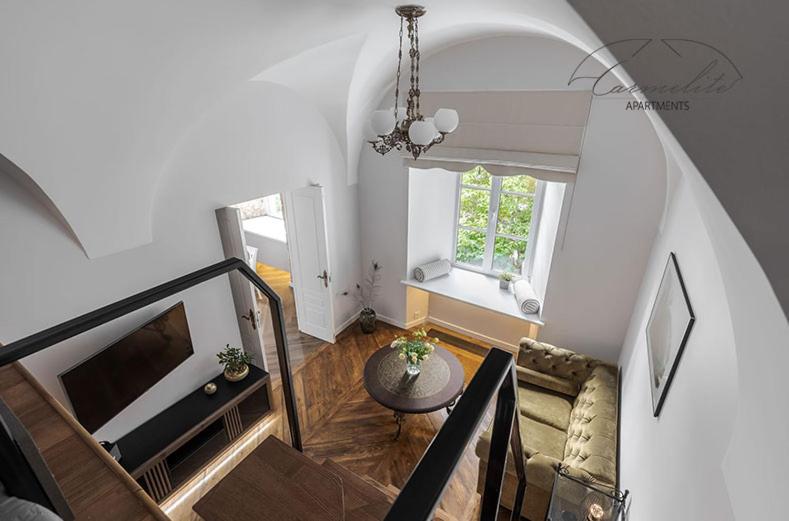 Vaulted Carmelite apartment view 5