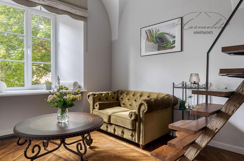 Vaulted Carmelite apartment view 2