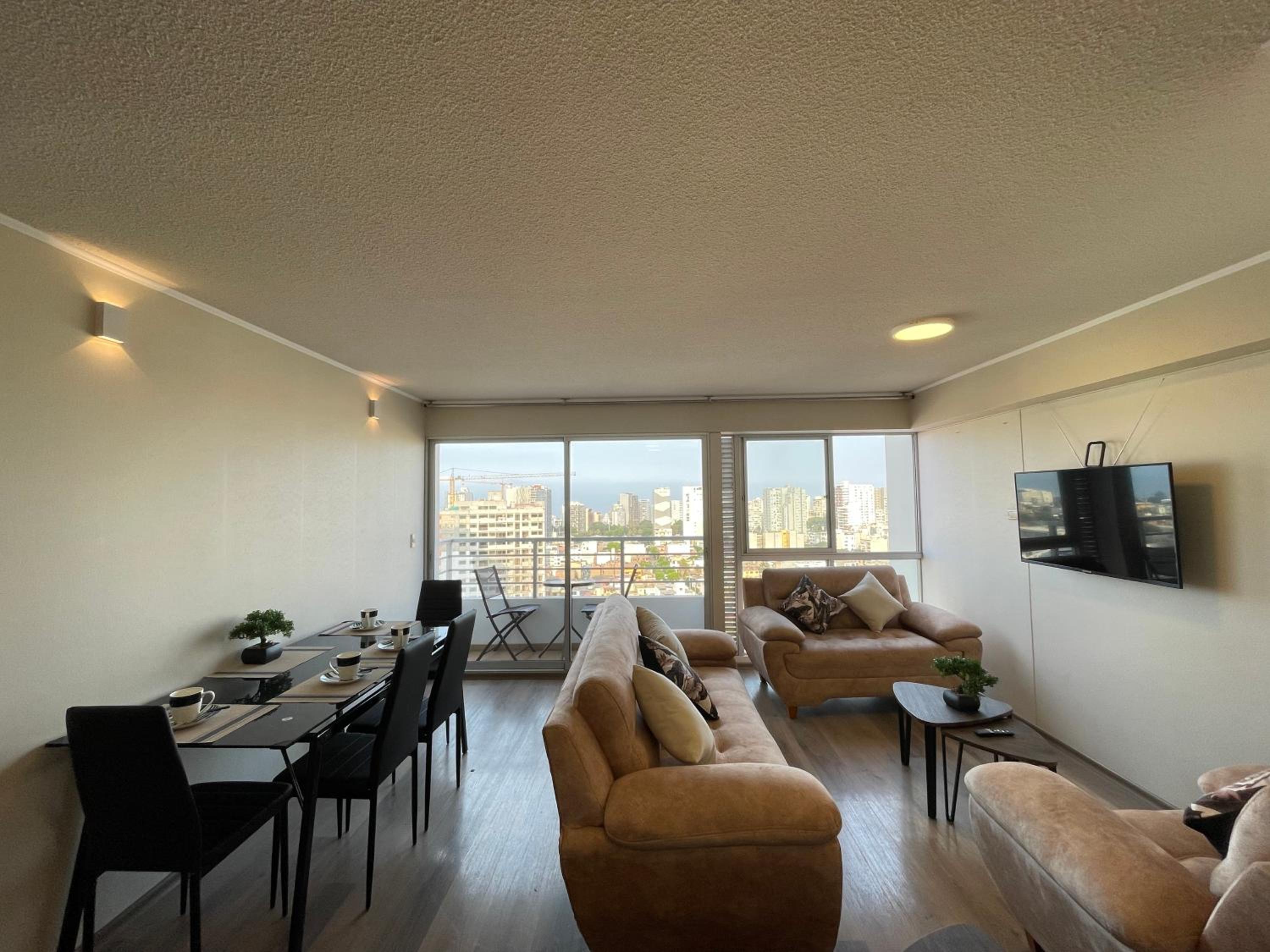 Acogedora habitación con vista al mar de Barranco view 3