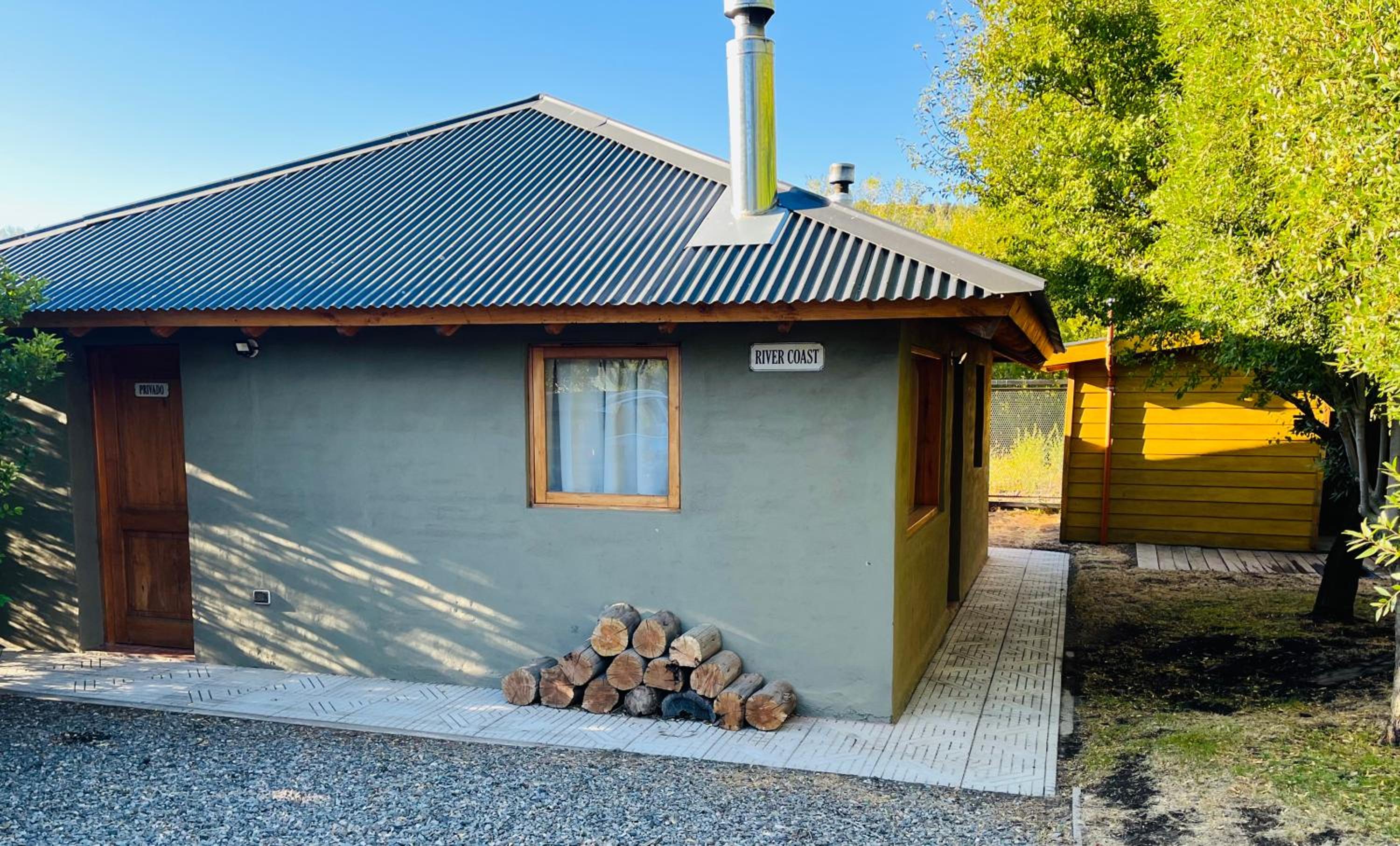 Fly Fishing Cabin, River Coast.