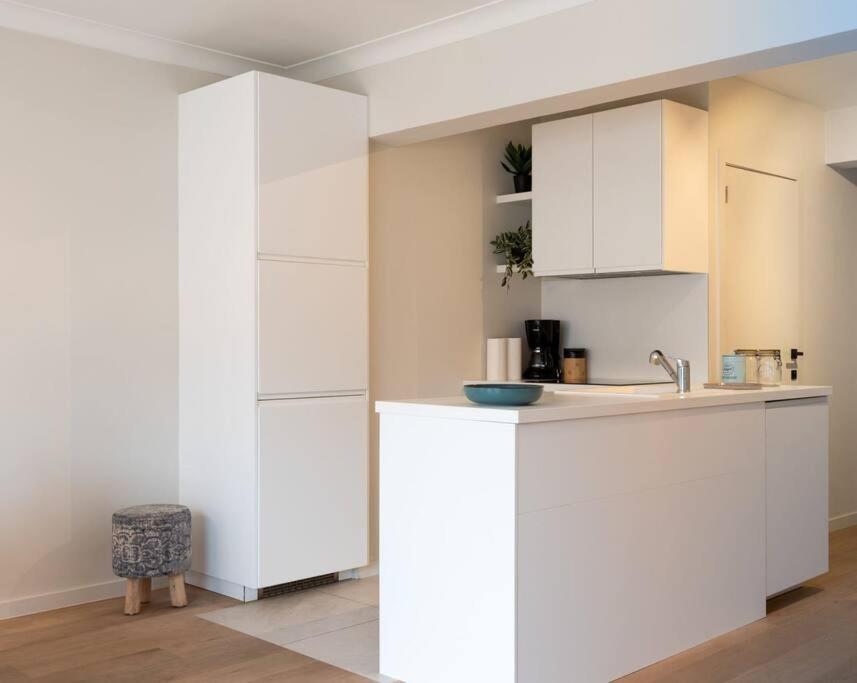 Modern apartment with large terrace close to the sea