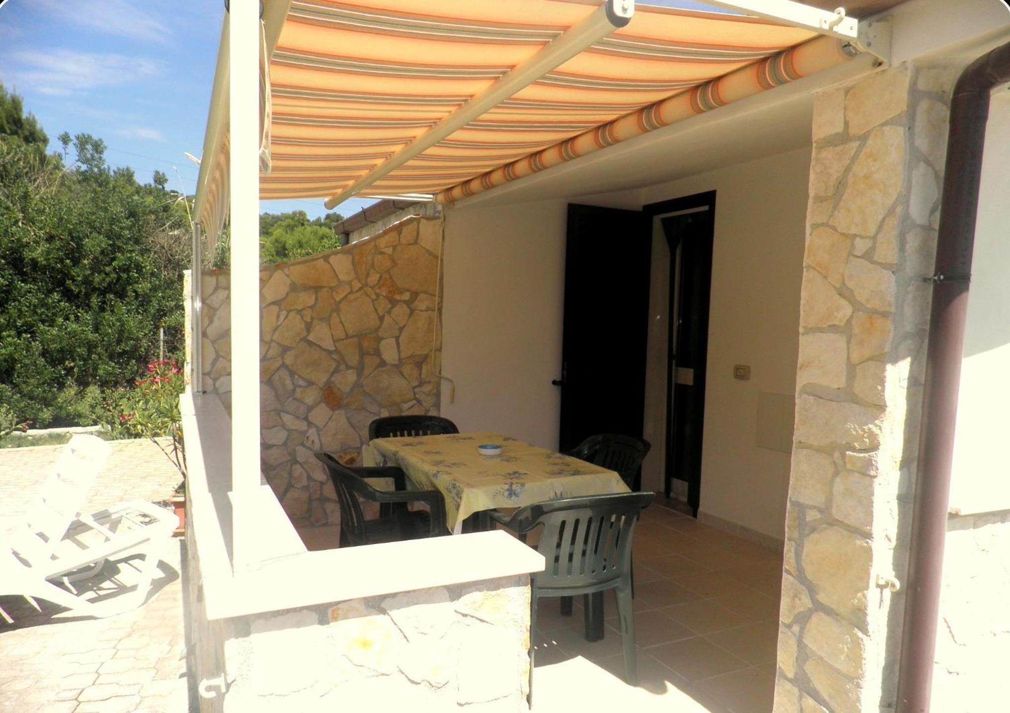 outdoor BBQ area