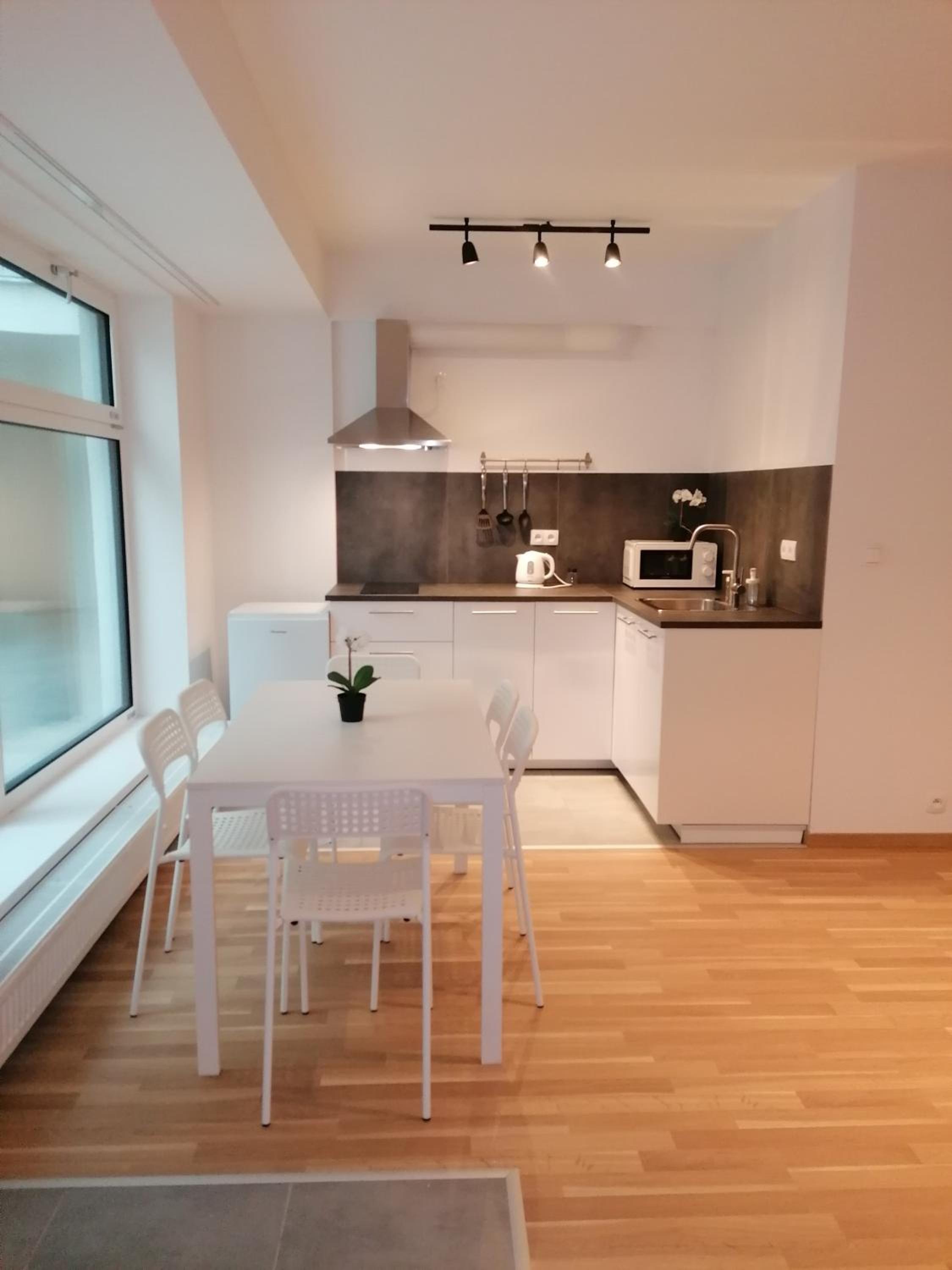 Brand new two room apartment #26 with free secure parking close to center
