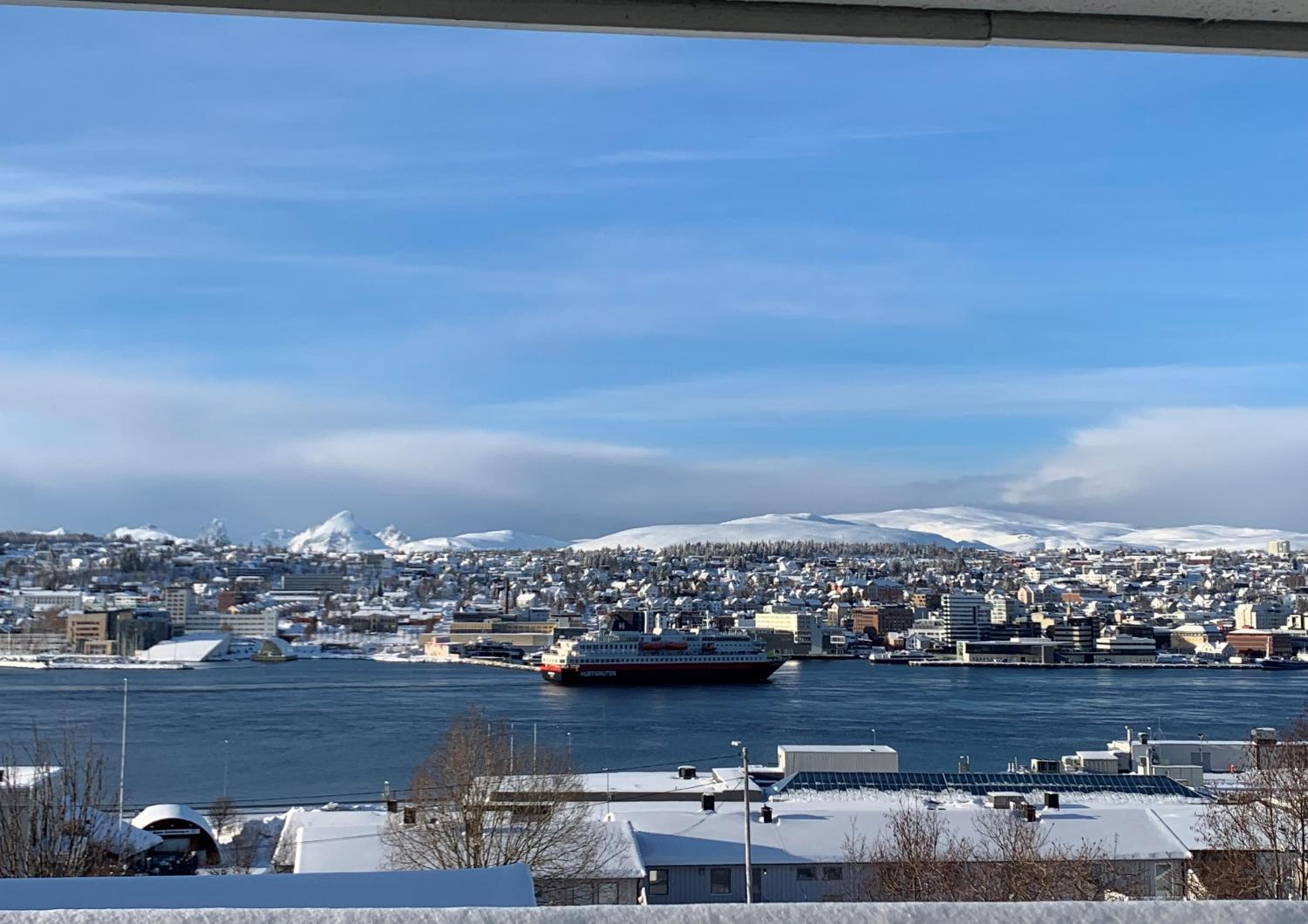Villa top view Tromsø view 4