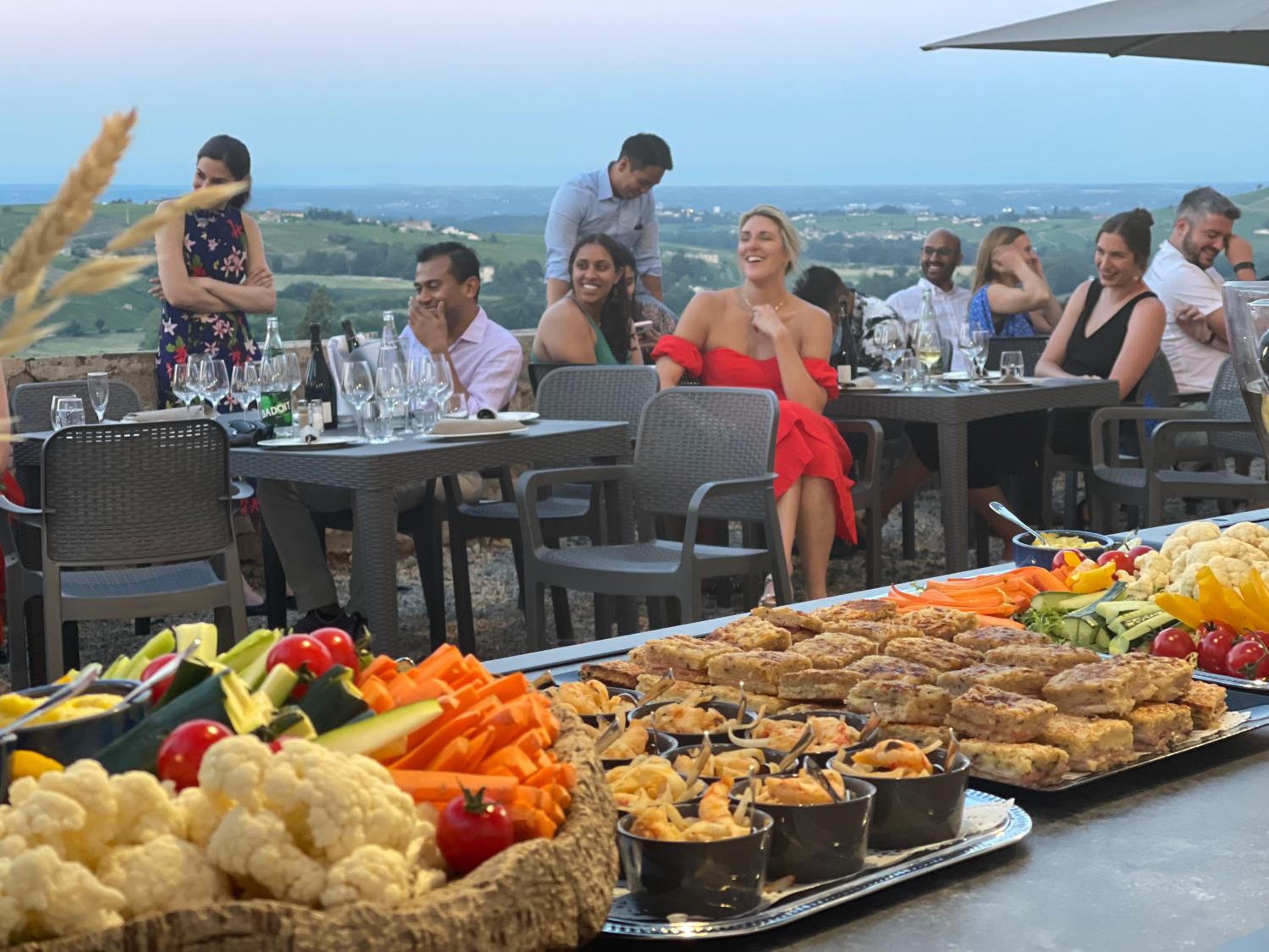 outdoor BBQ area