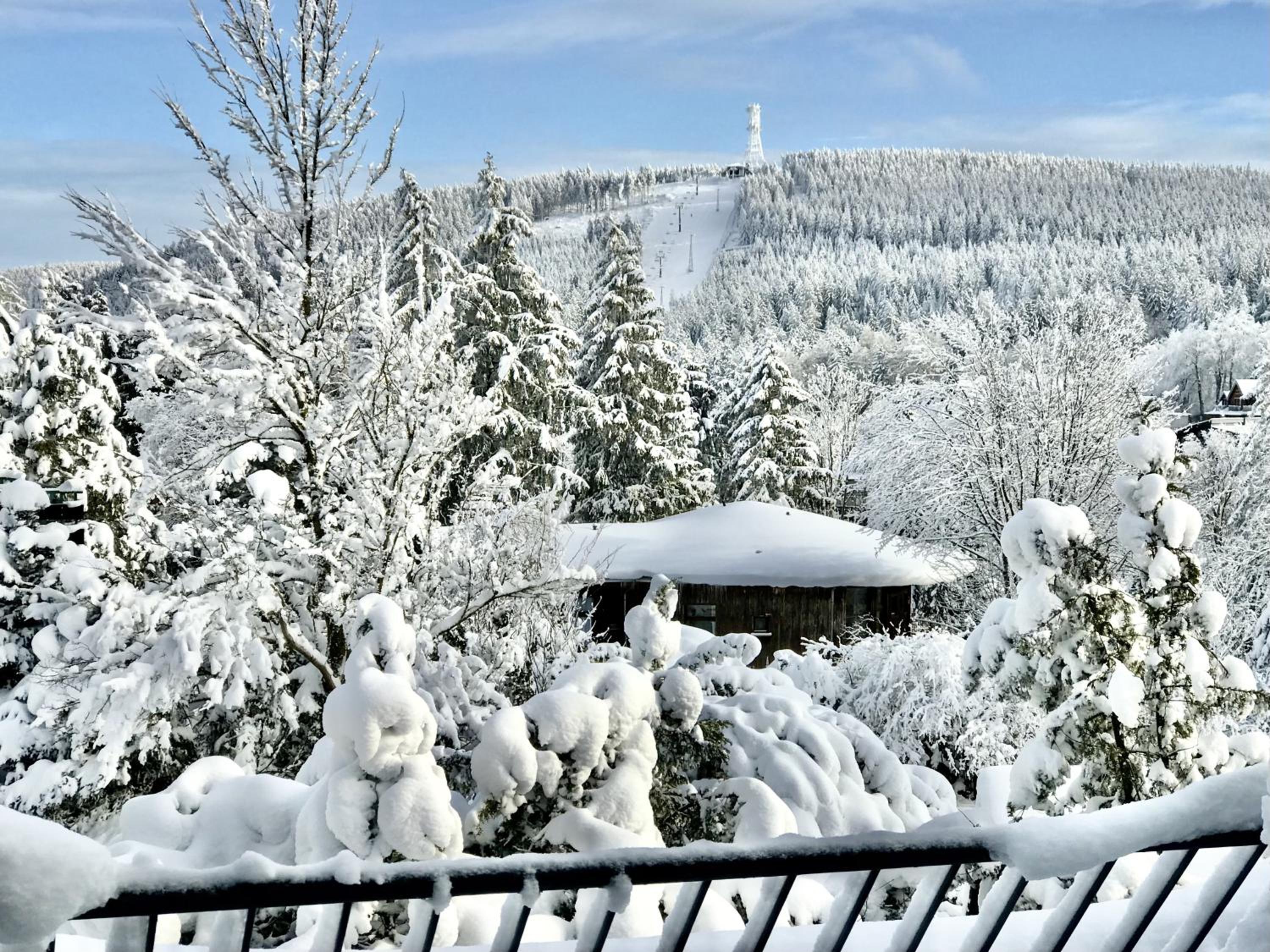 Schöne Bergsicht