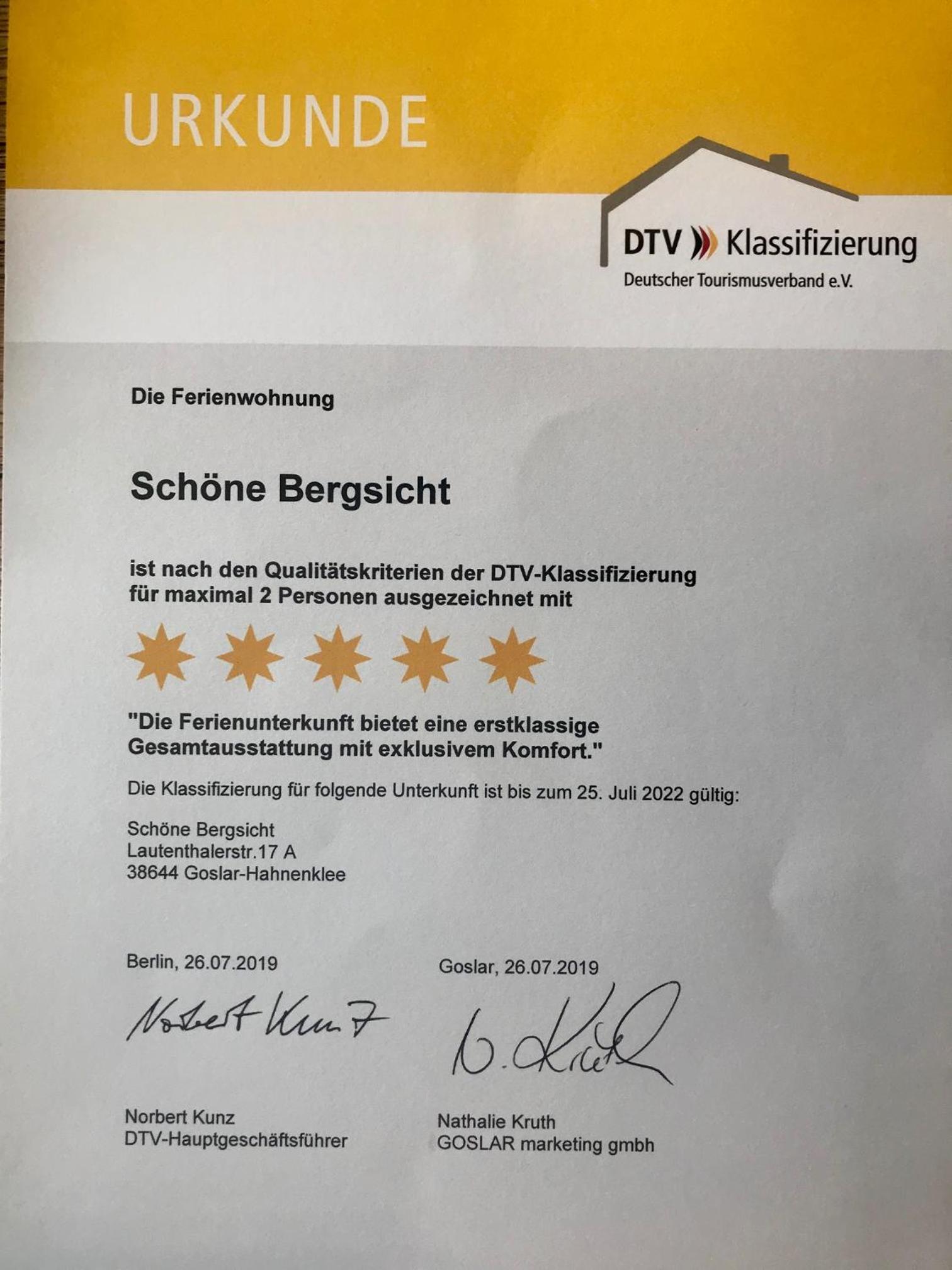 Schöne Bergsicht