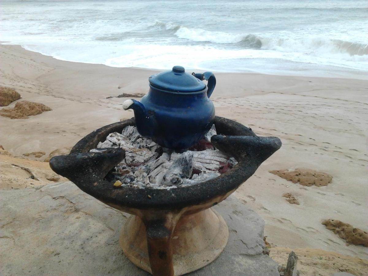outdoor BBQ area
