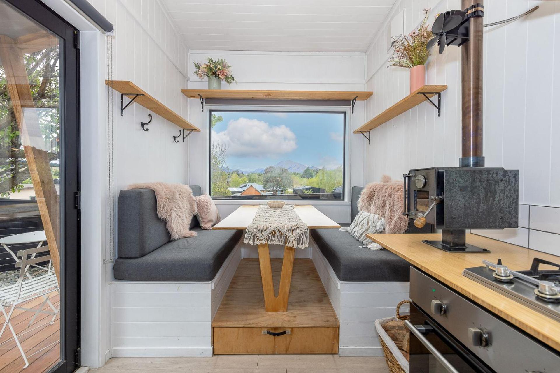 Stylish Tiny House with Mountain Views & Private Courtyard view 4