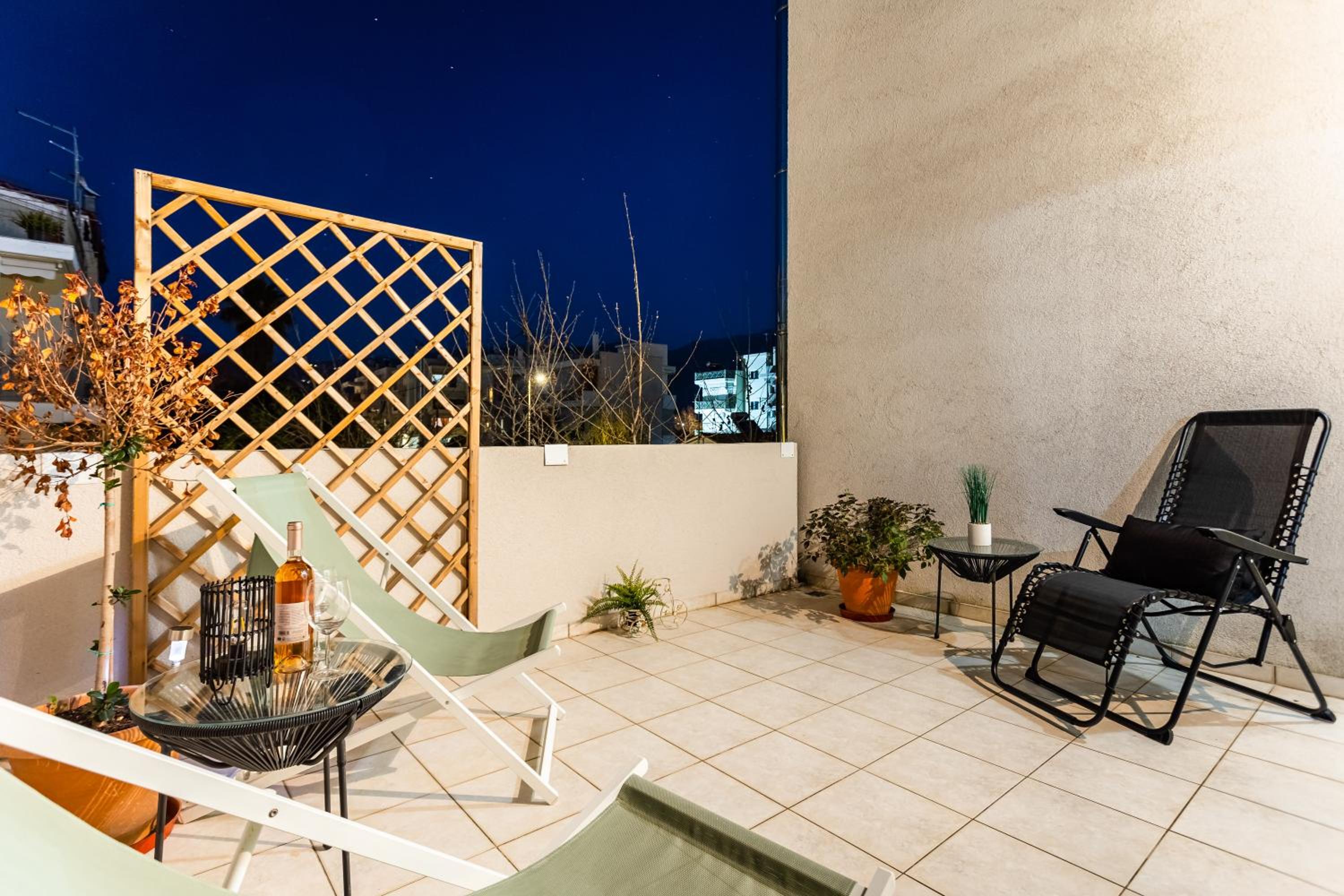 Studio Manolia on the beach view 3