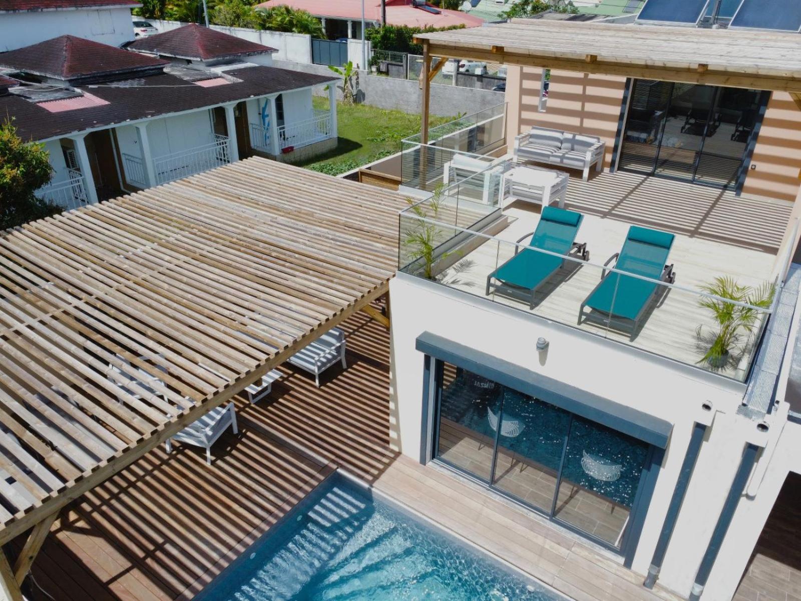 Villa Jasmin Standing Piscine Chauffee 4 Ch 9 Pers view 5
