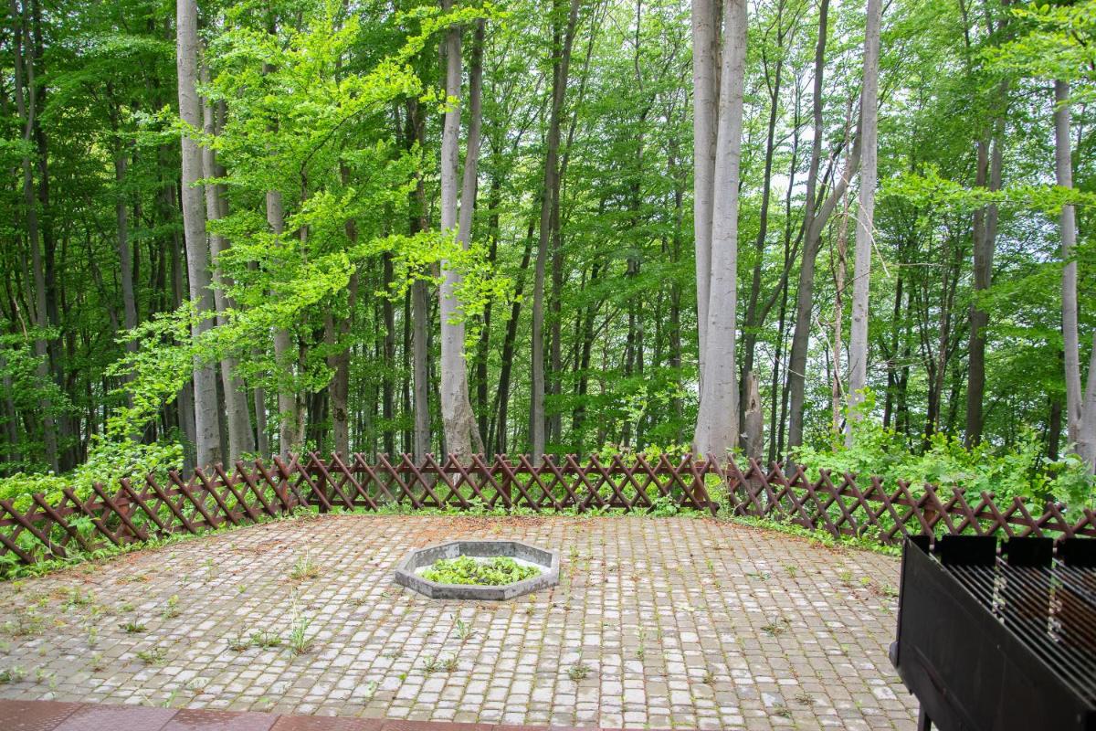 outdoor BBQ area