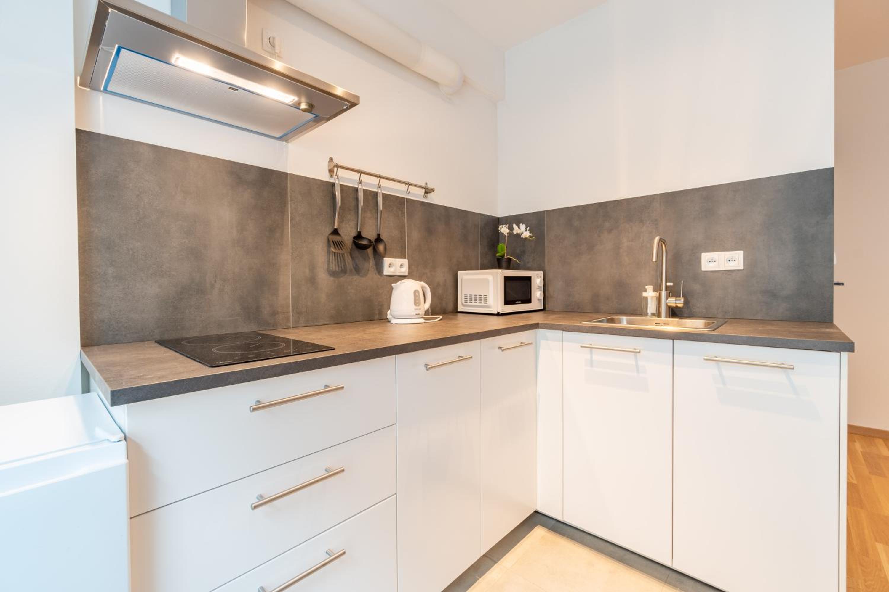 Brand new two room apartment #26 with free secure parking close to center