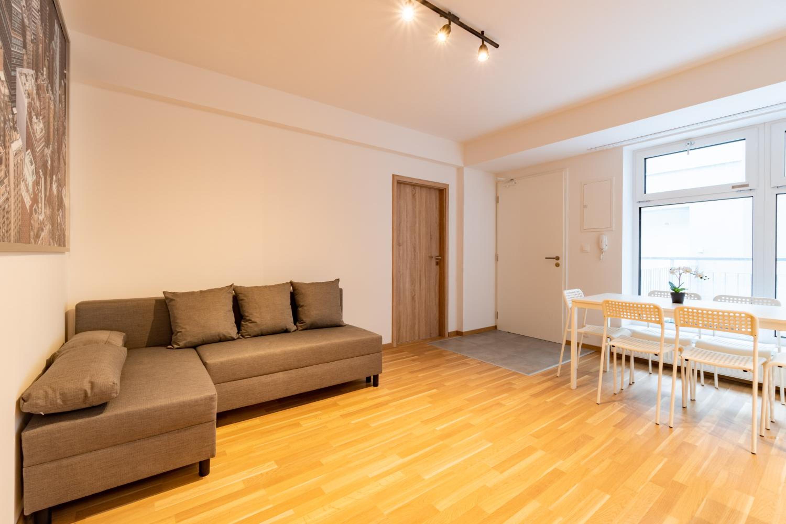 Brand new two room apartment #26 with free secure parking close to center