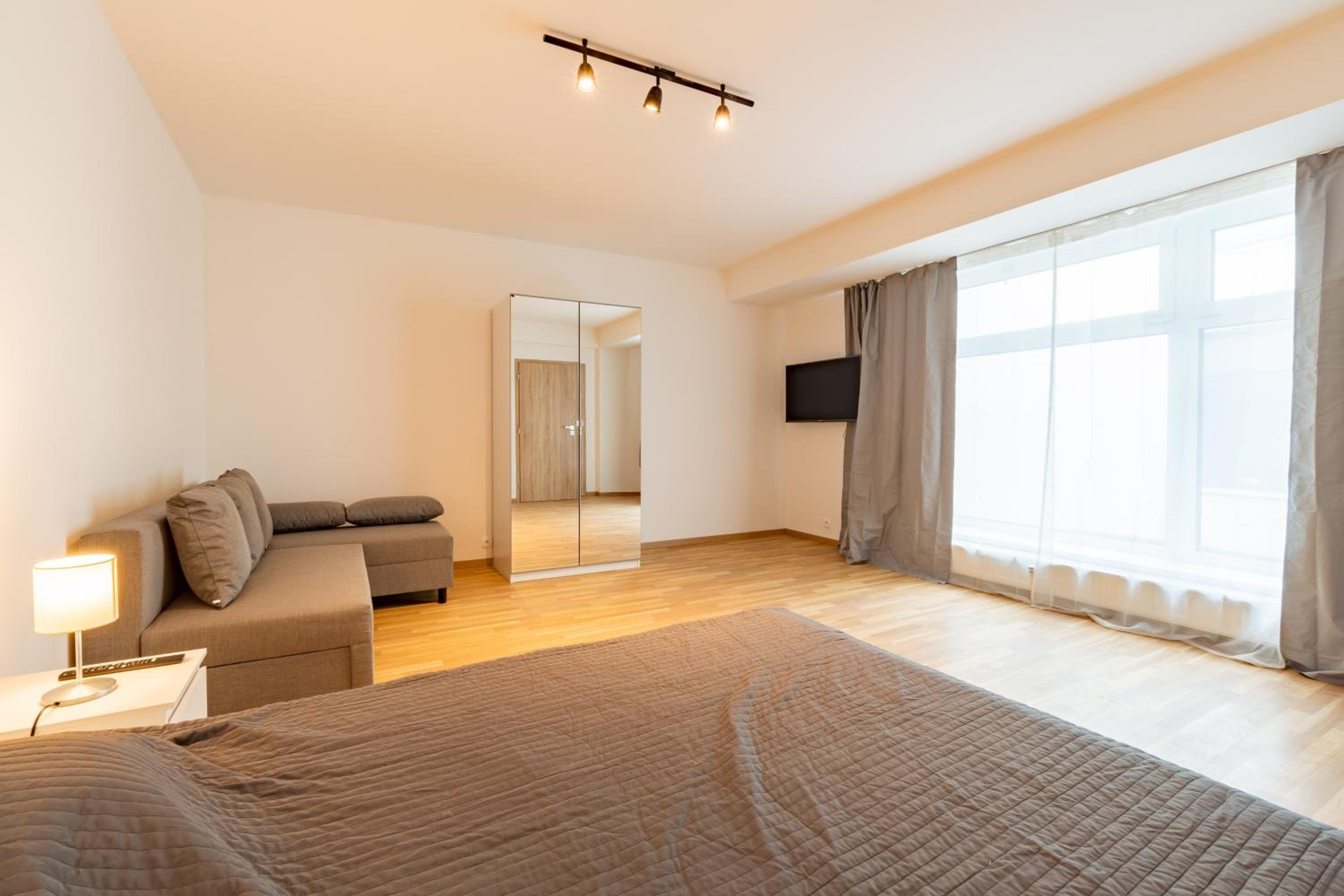 Brand new two room apartment #26 with free secure parking close to center