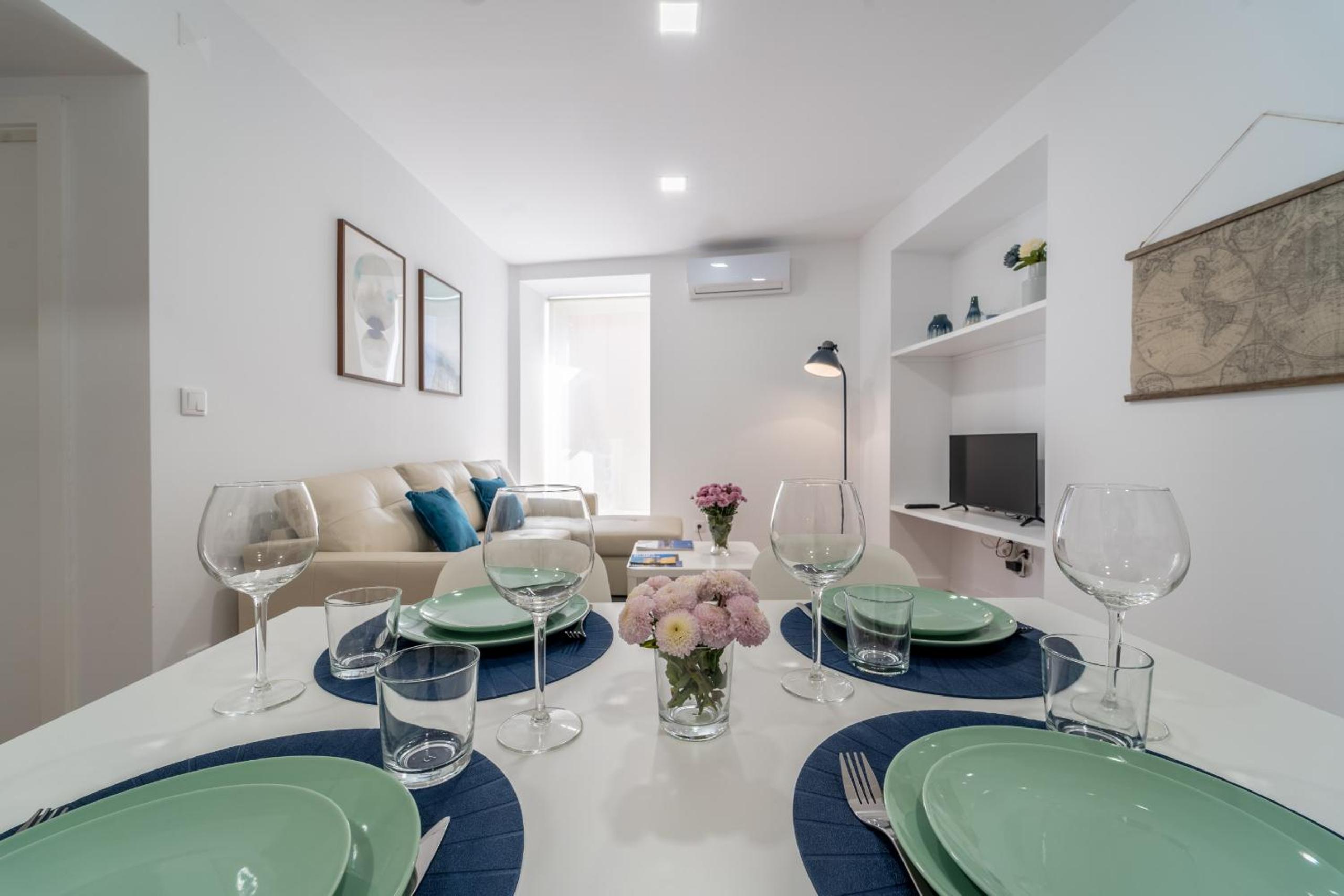 Praça Velha I apartamento en Braga — dining