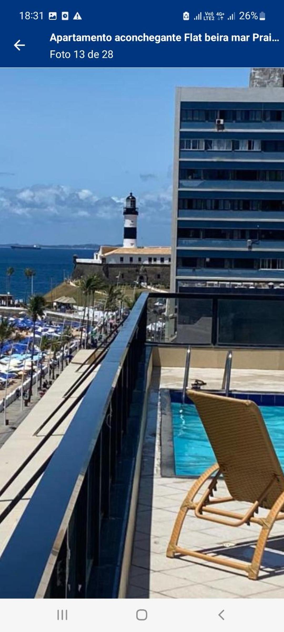 Apartamento na Barra farol da barra salvador bahia vista ao mar