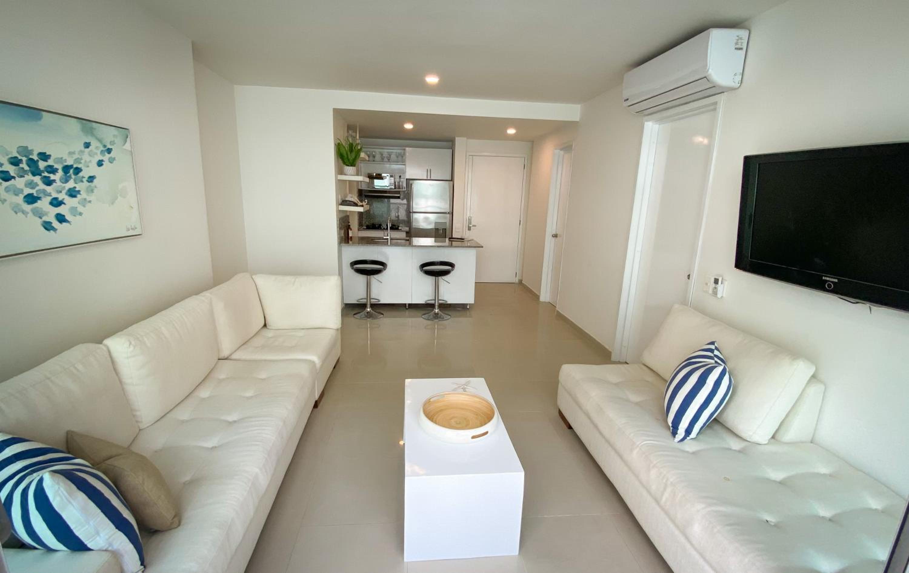 Vista al mar en Cartagena , Apartamento en Morros view 3
