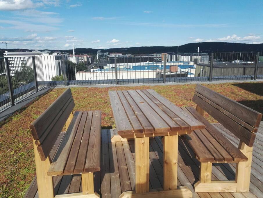 Moderni avara yksiö Jyväskylän ydinkeskustassa