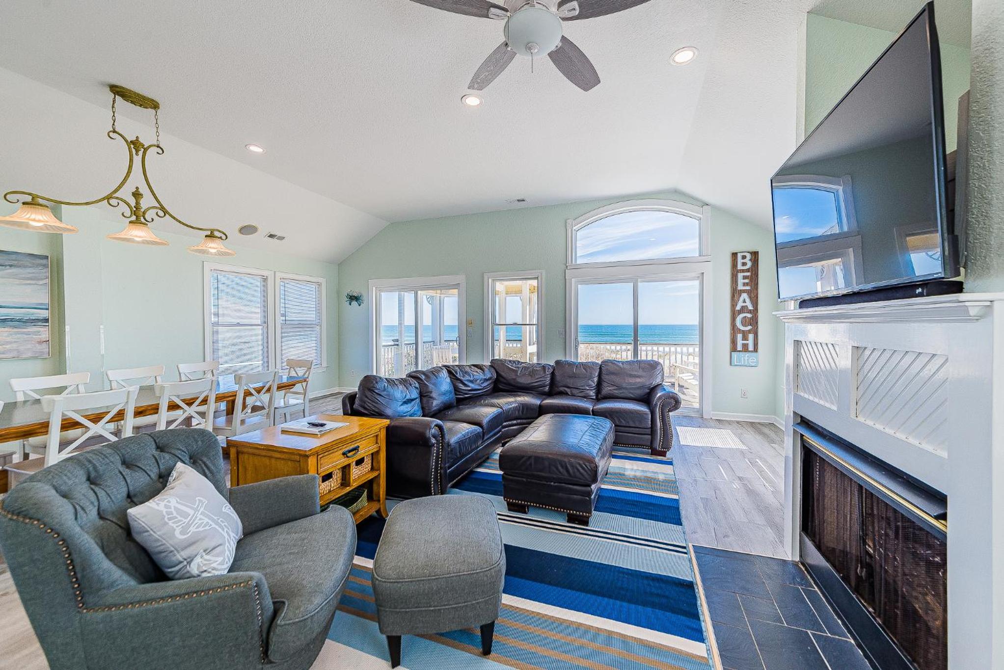Savannah - Nags Head MP 16, Oceanfront, Direct Beach Access, Pool, Hot Tub, Pool Table