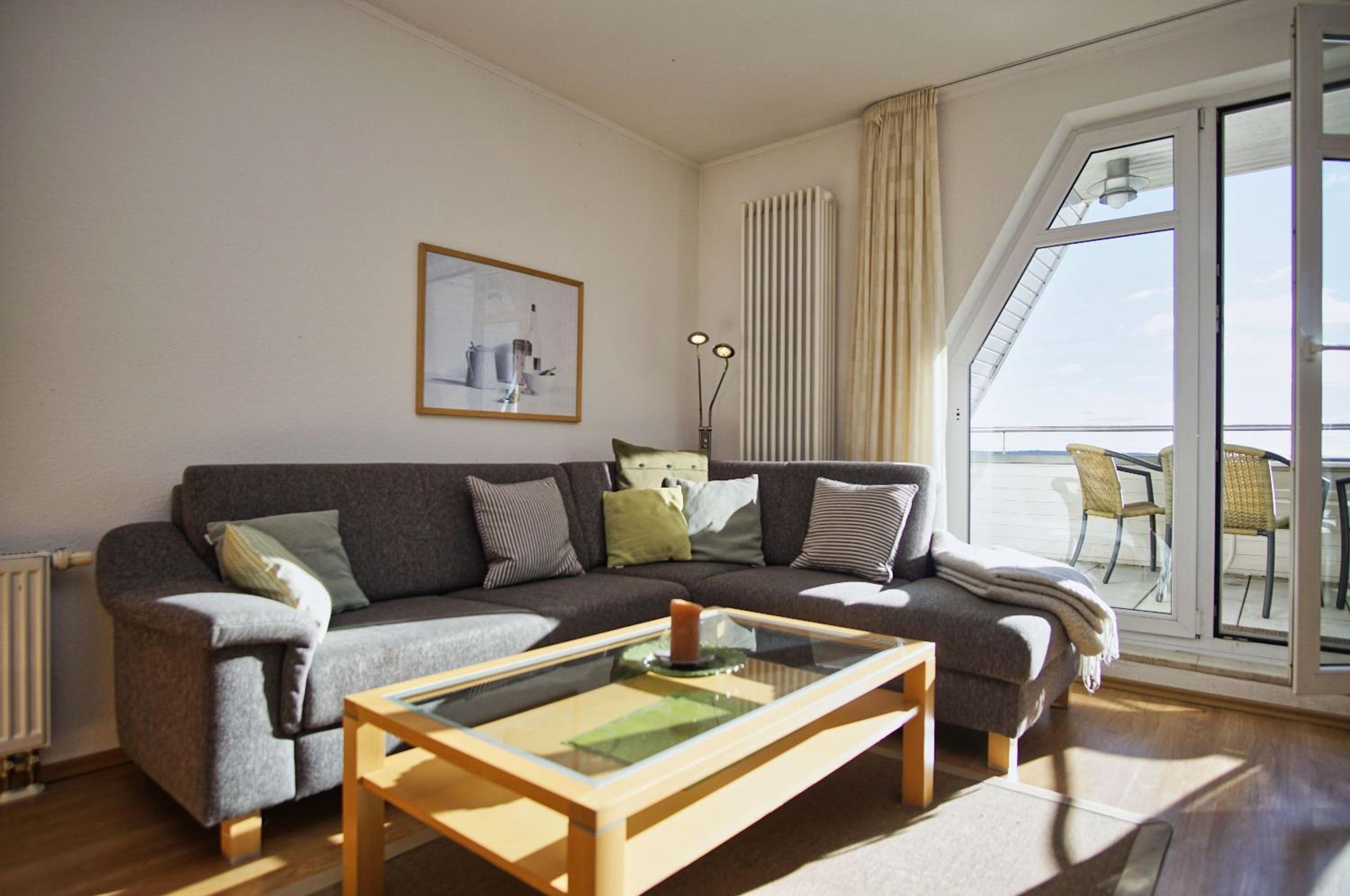 hafennahe Maisonette-Wohnung mit Meerblick, Balkon - Hafenhäuser Breege FeWo 03