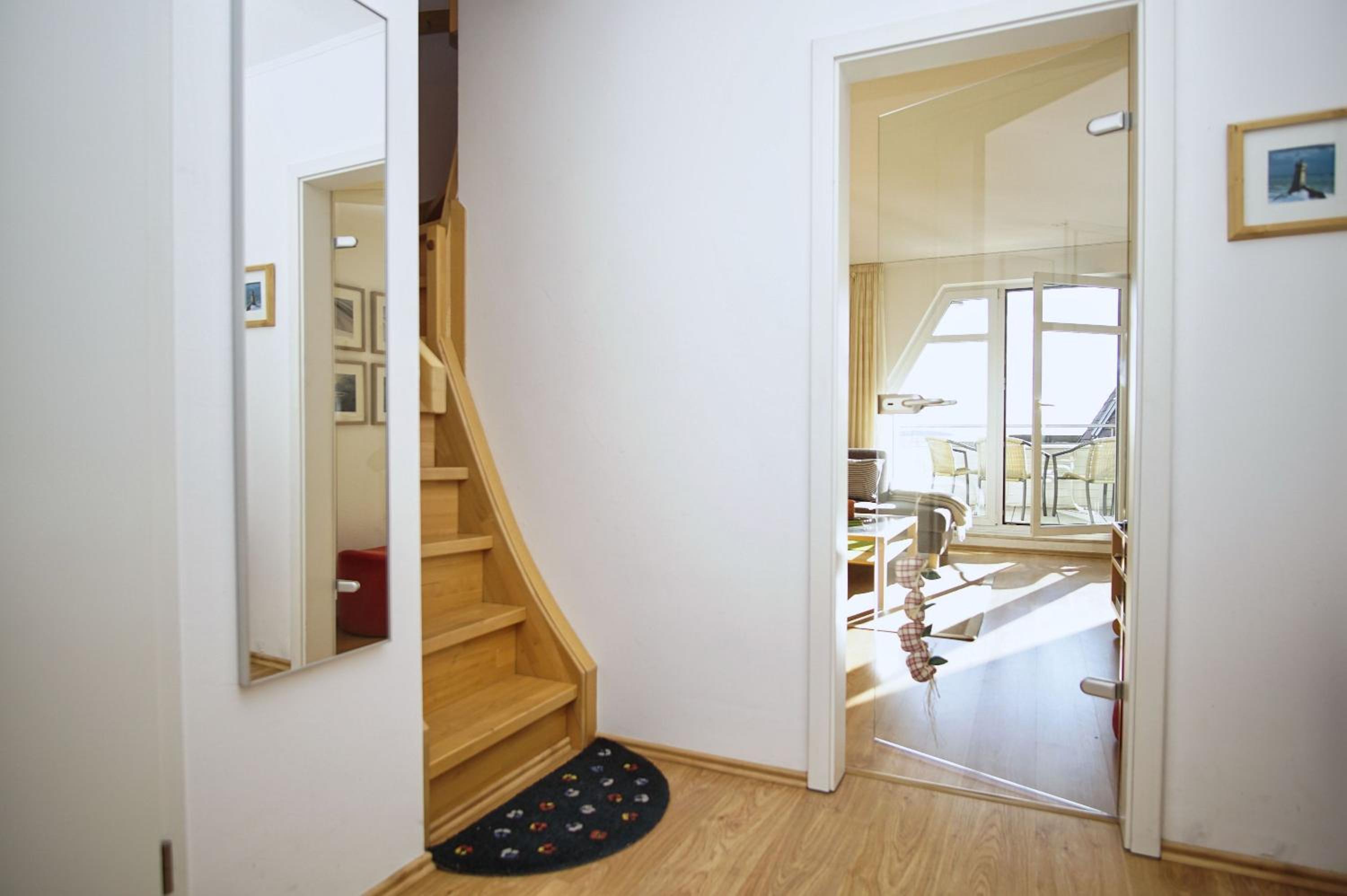 hafennahe Maisonette-Wohnung mit Meerblick, Balkon - Hafenhäuser Breege FeWo 03