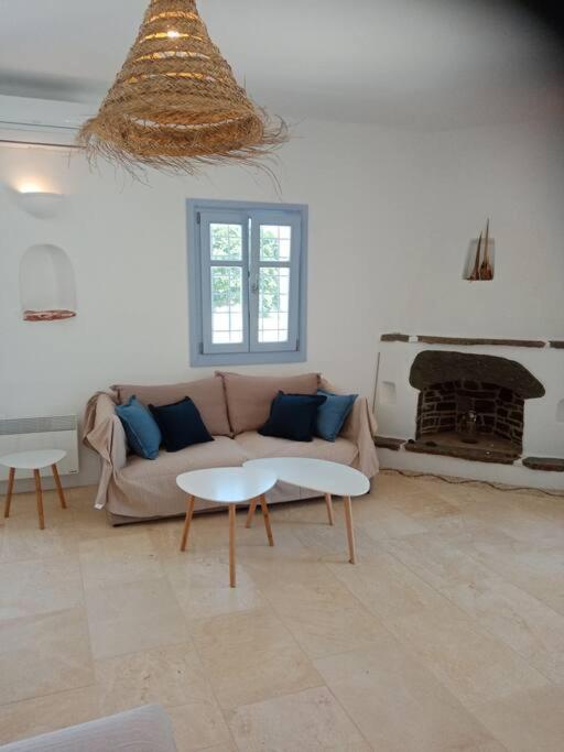Villa Laugh, on The Limnes Beach view 2