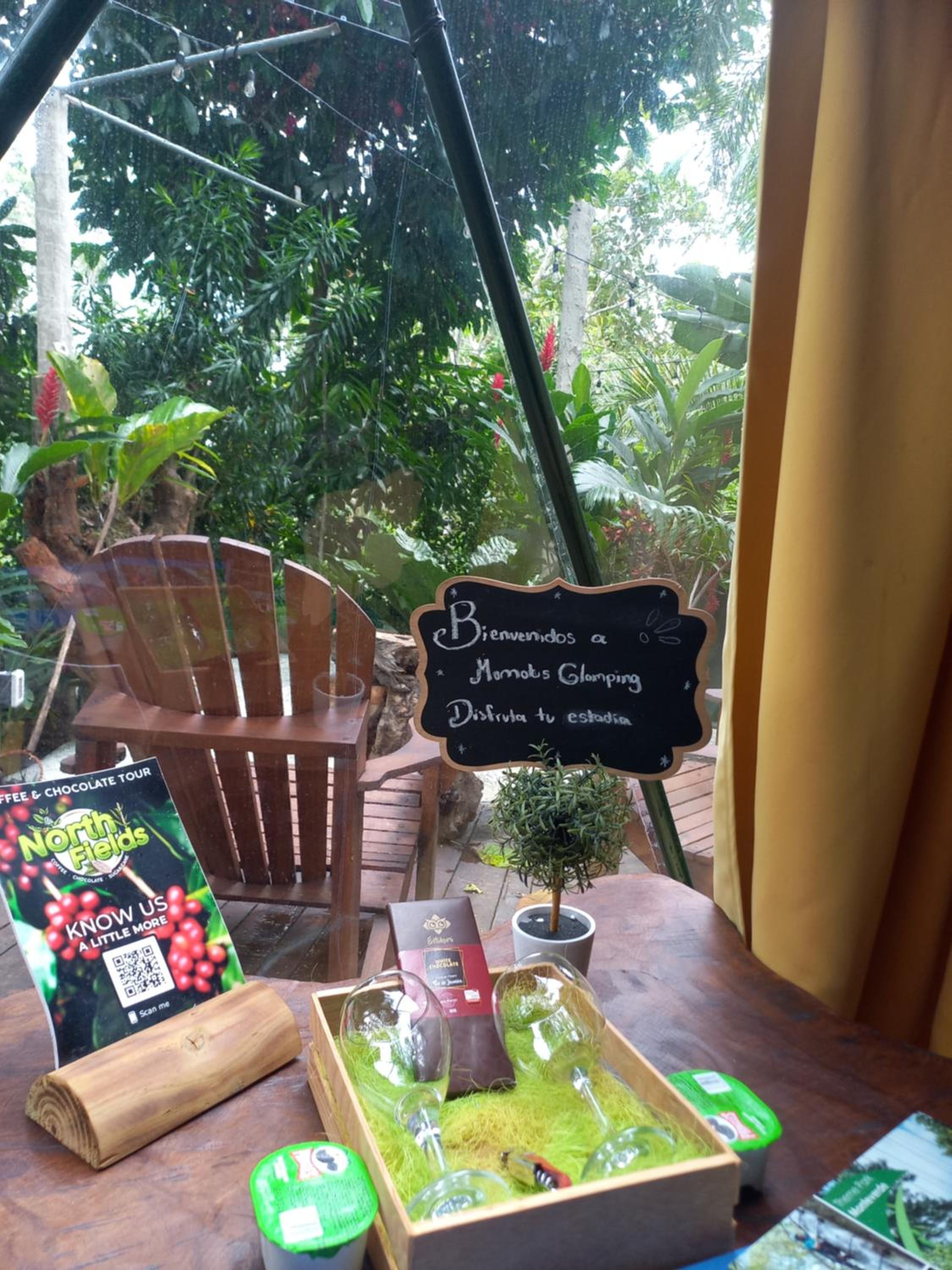 Momotus Glamping view 2