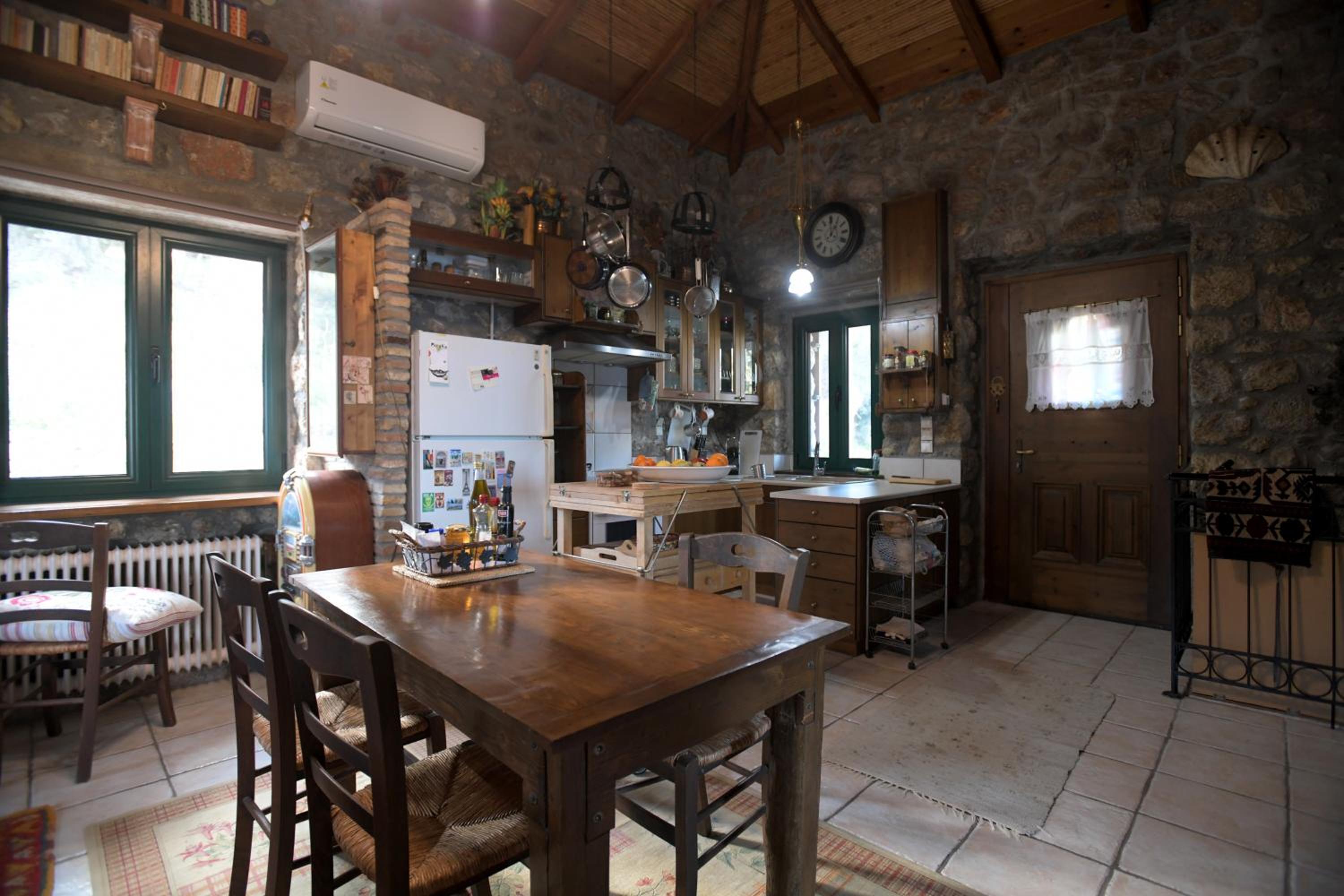 Stone house with panoramic view