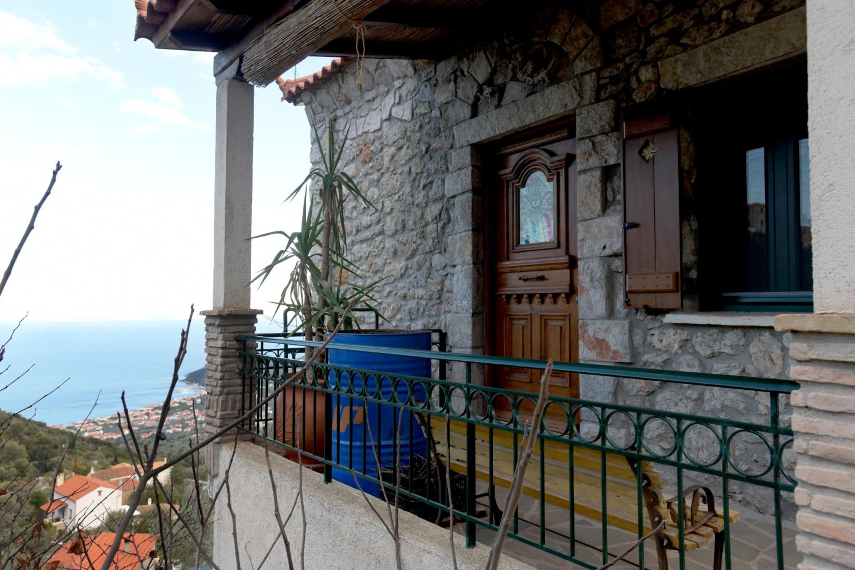 Stone house with panoramic view