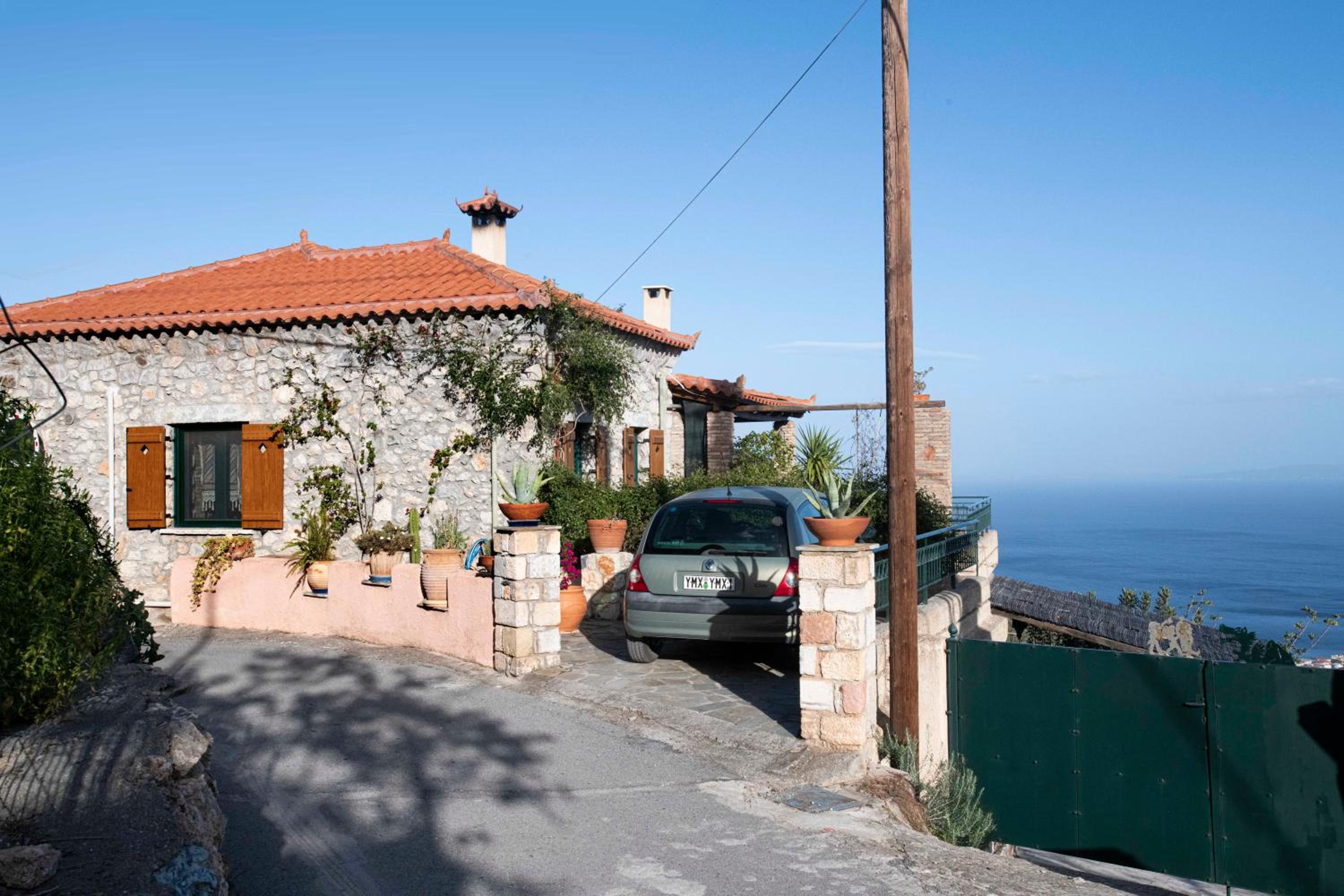 Stone house with panoramic view