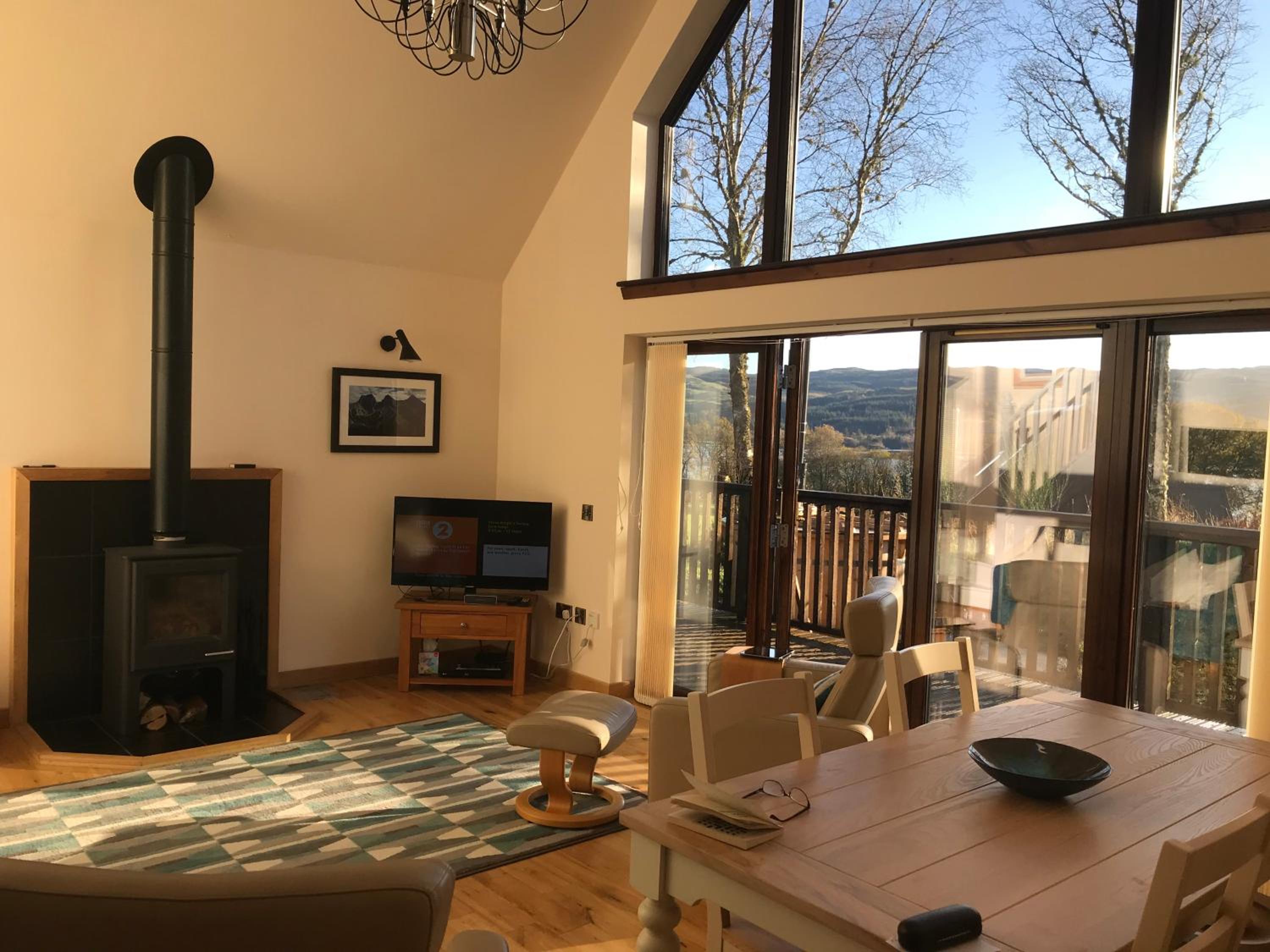 Loch Aweside Forest Cabins view 4