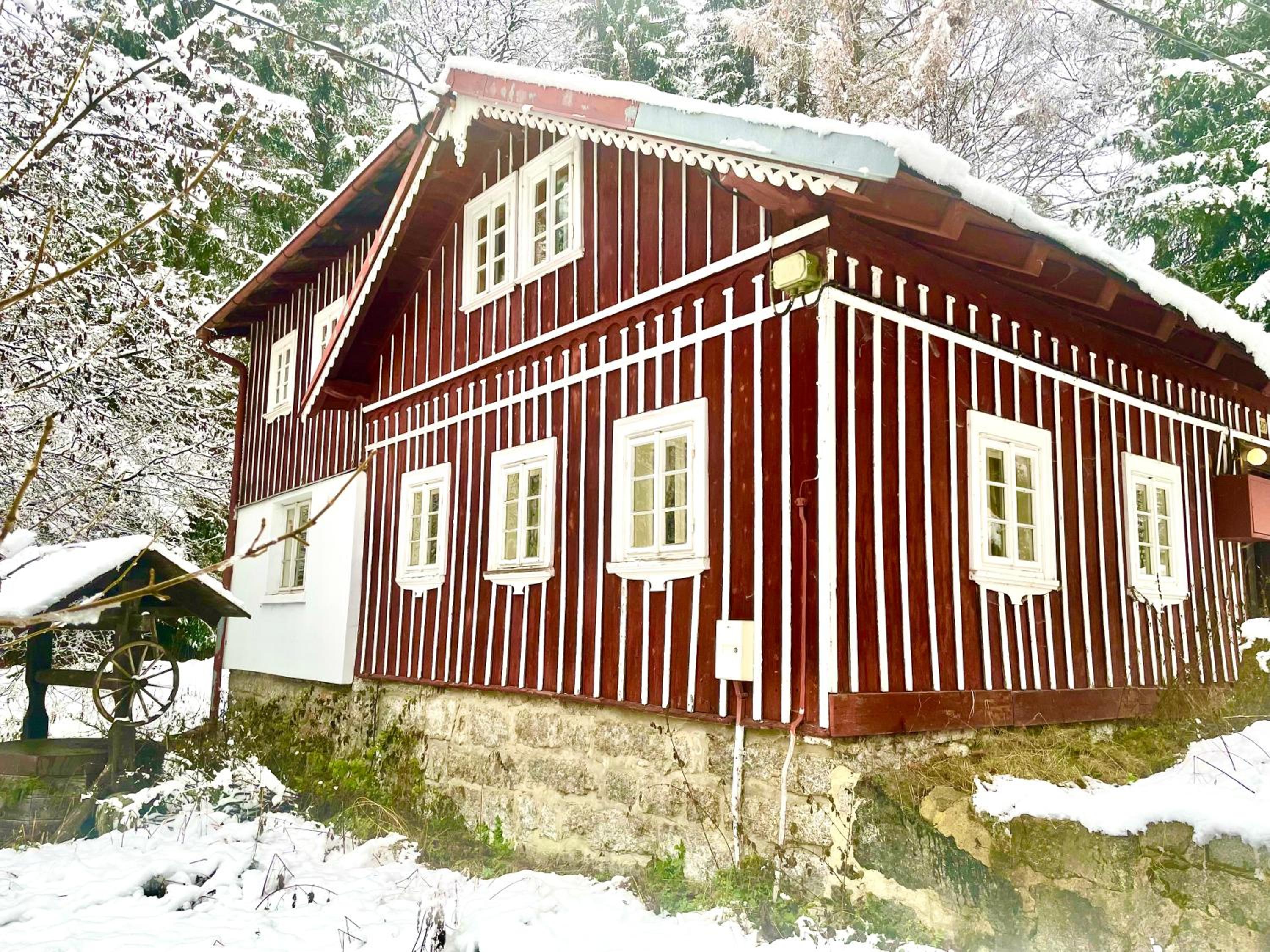 Roubenka u potoka Jizerské hory