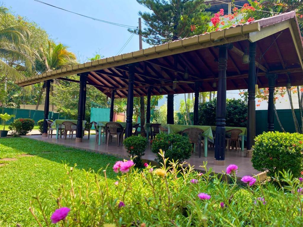 outdoor BBQ area