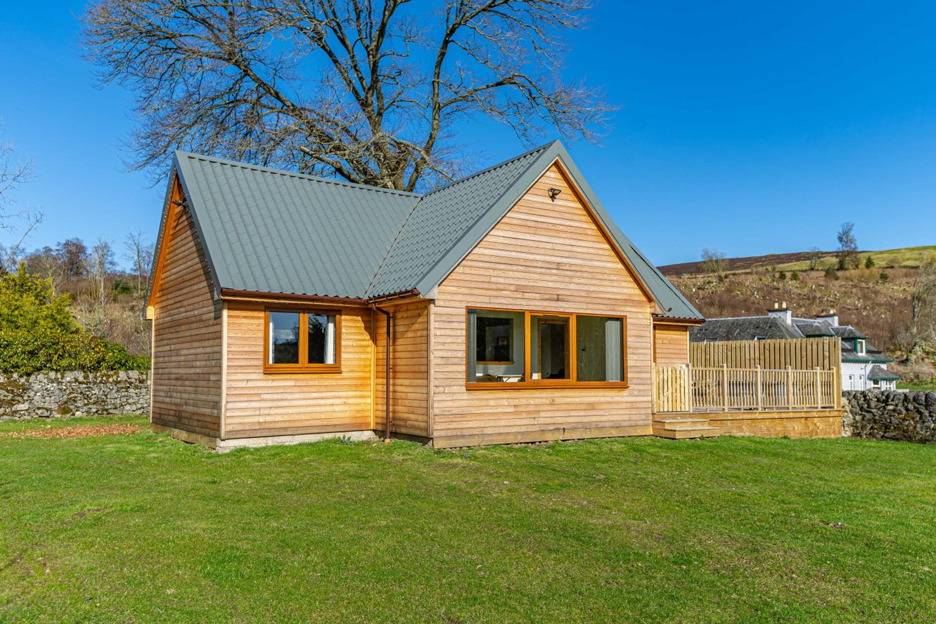 Roe Deer Lodge with Hot Tub view 4