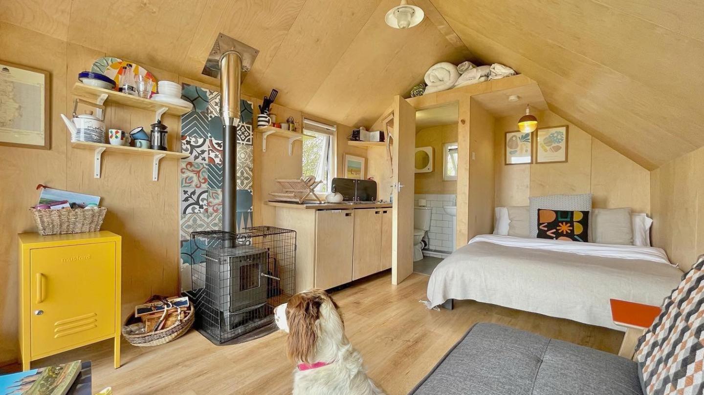 St Aidan Beach Hut Alnmouth view 4