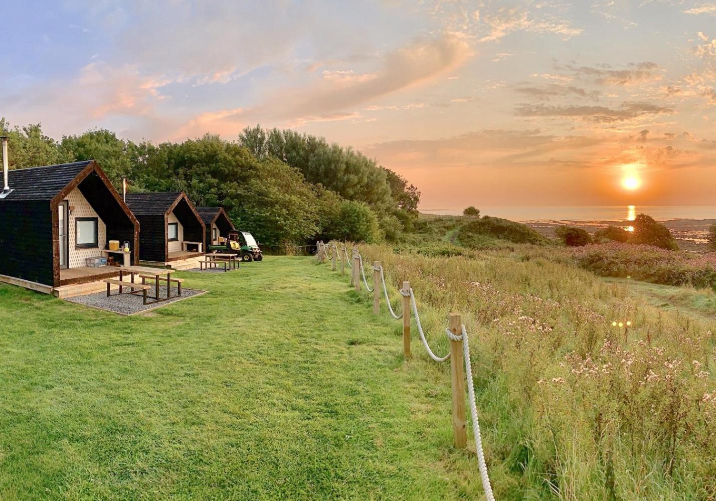 St Aidan Beach Hut Alnmouth view 2
