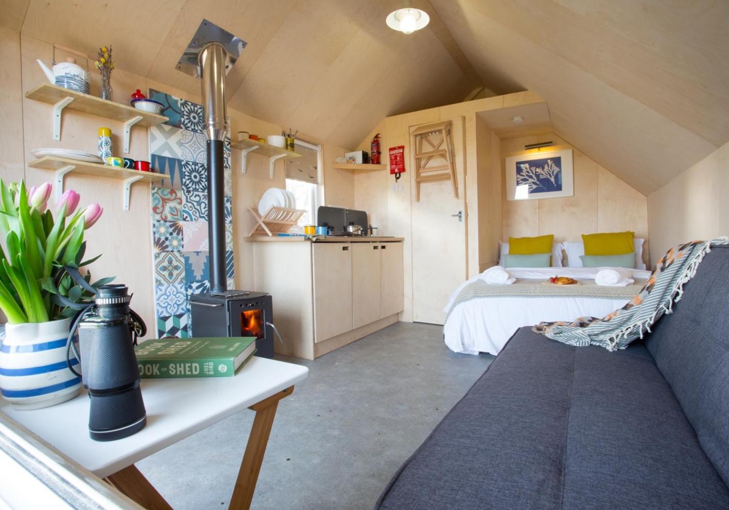 St Aidan Beach Hut Alnmouth view 5