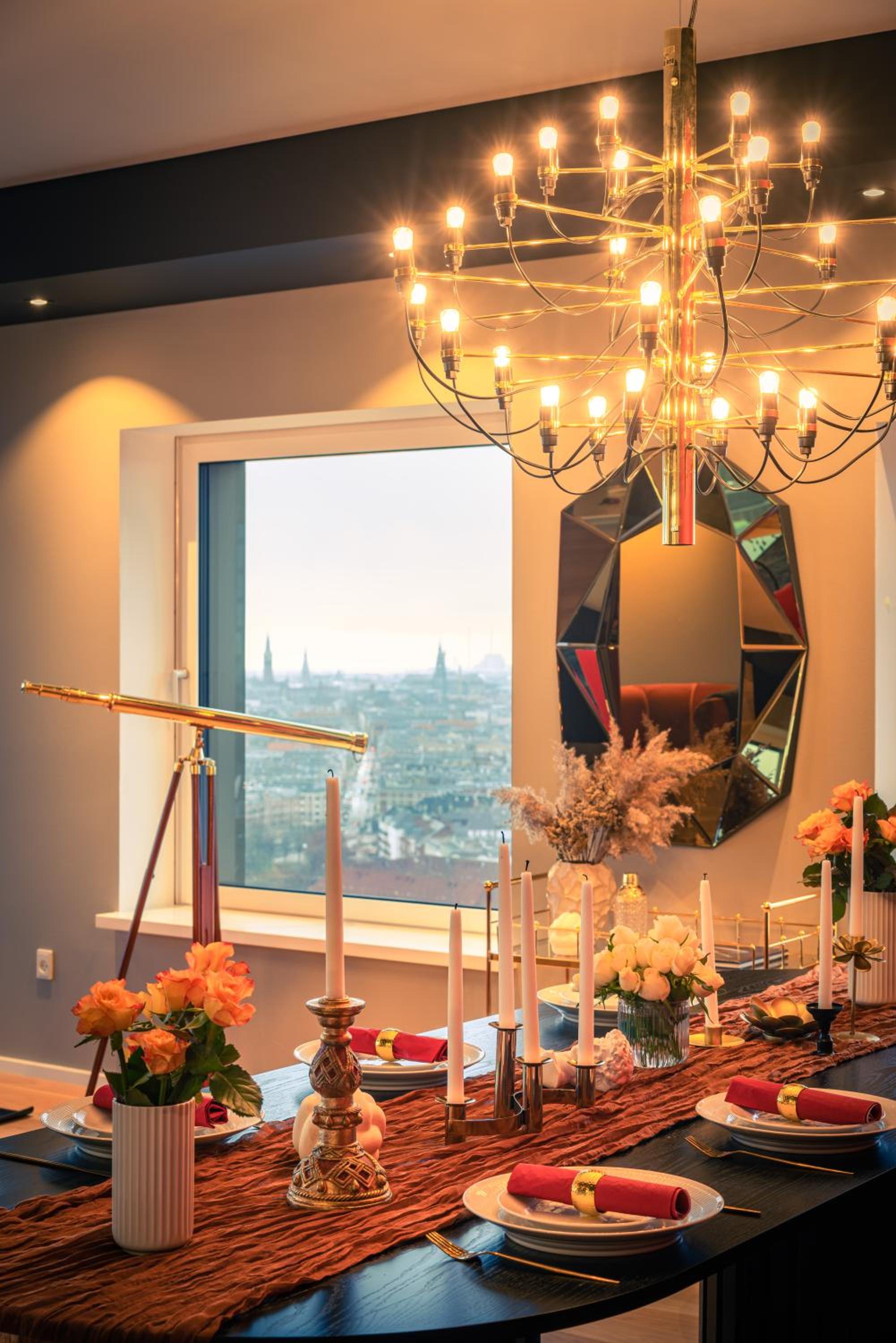 Bohr Apartment Copenhagen - Panoramic Skyline