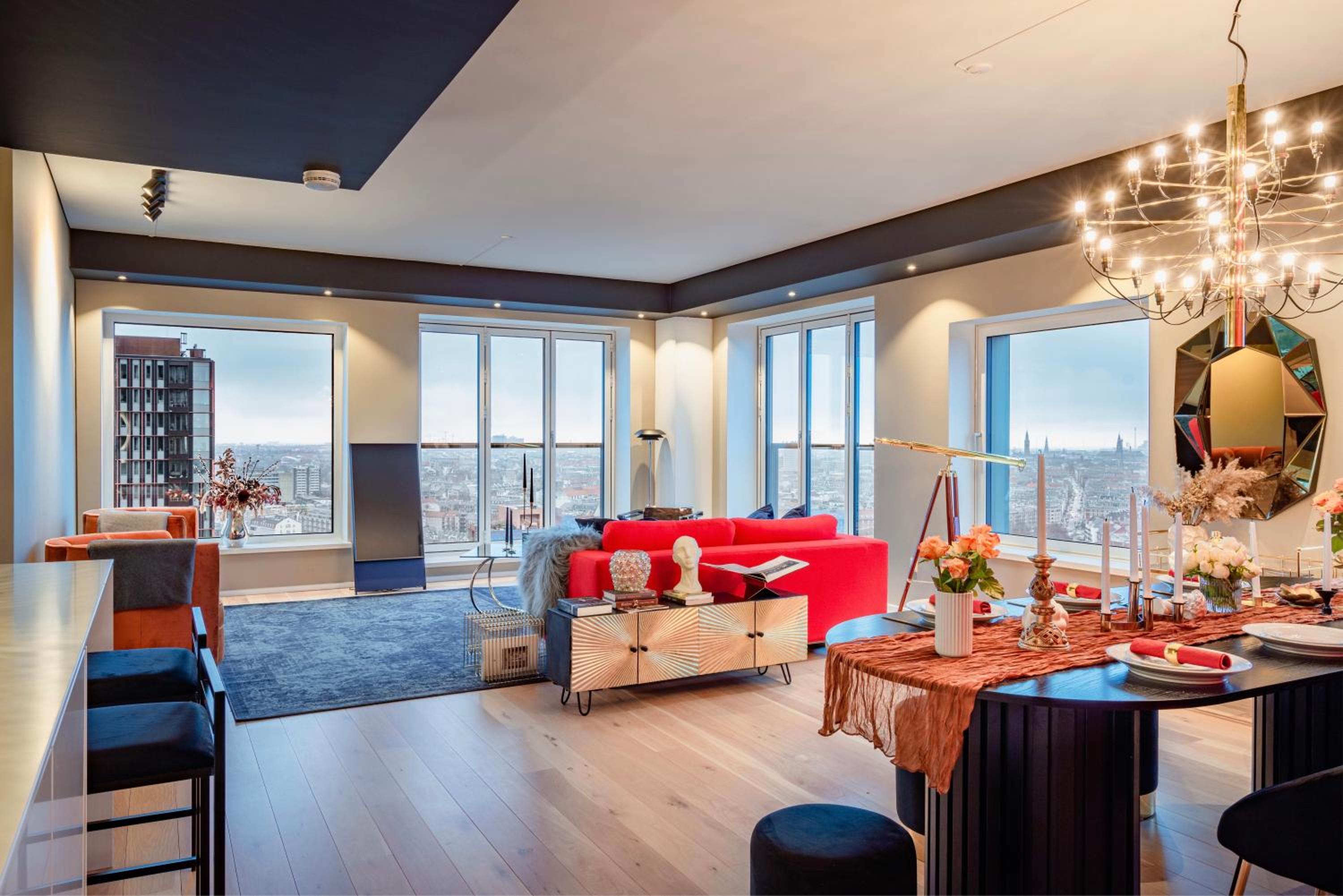Bohr Apartment Copenhagen - Panoramic Skyline