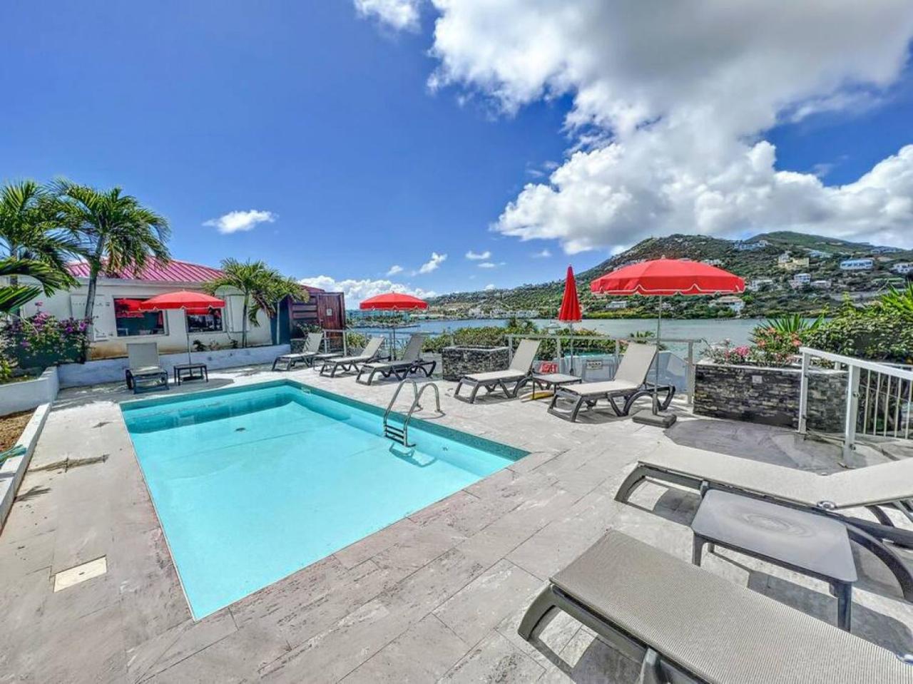 The View, Pool, Sea View, Oyster Pond Balconies view 2